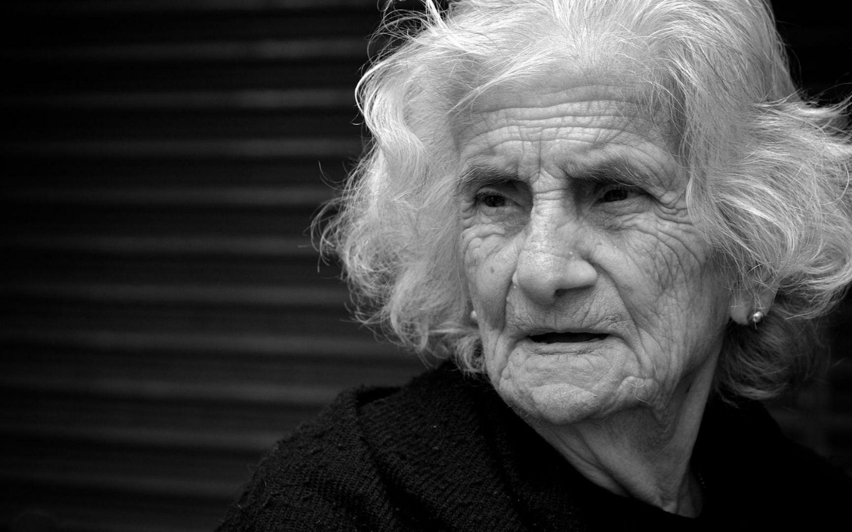 1680x1050 Free download Middle and Old Age People Grandmother Black
