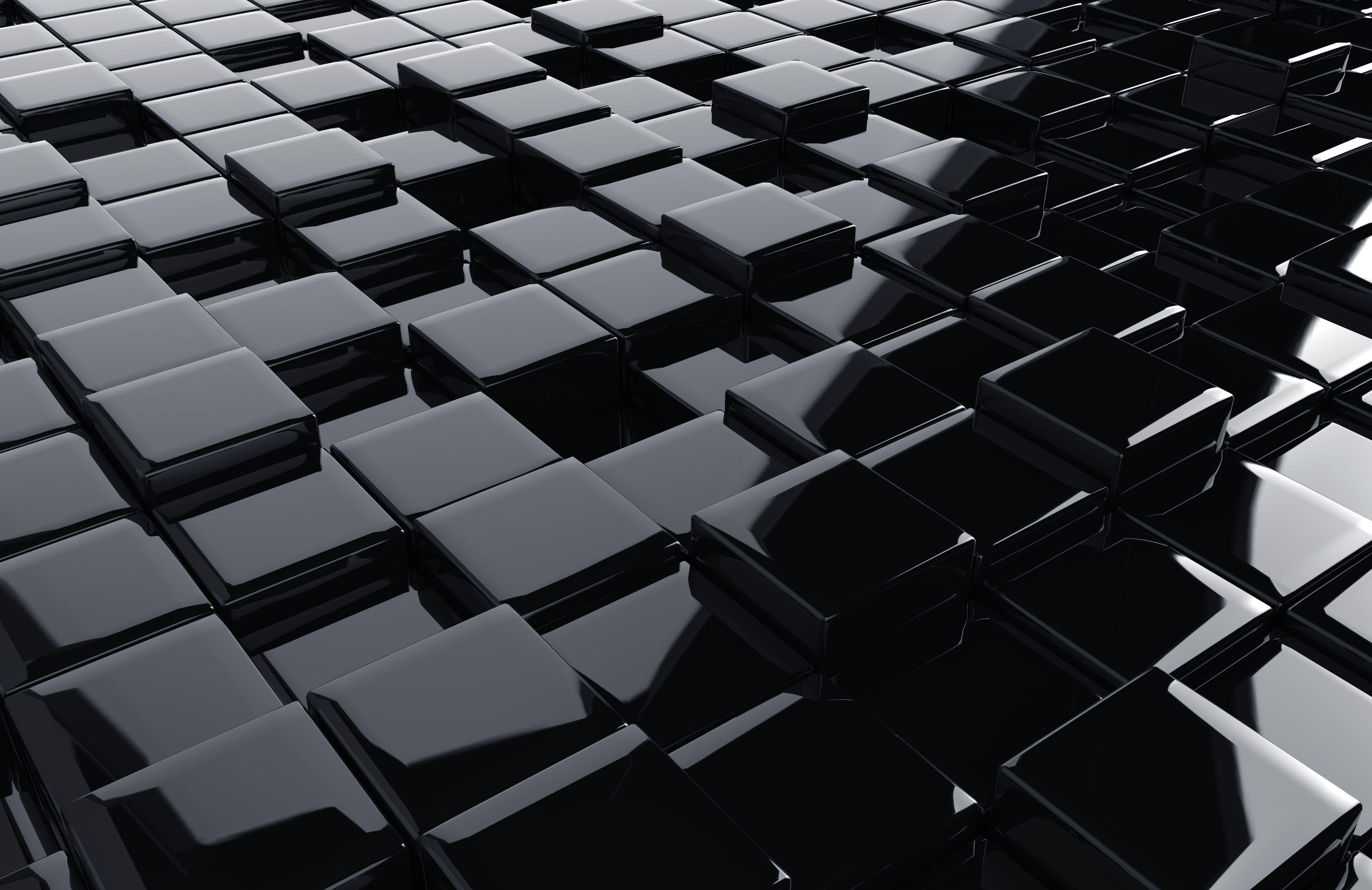 3d Black Cube Wallpaper Iphone Image Num 26