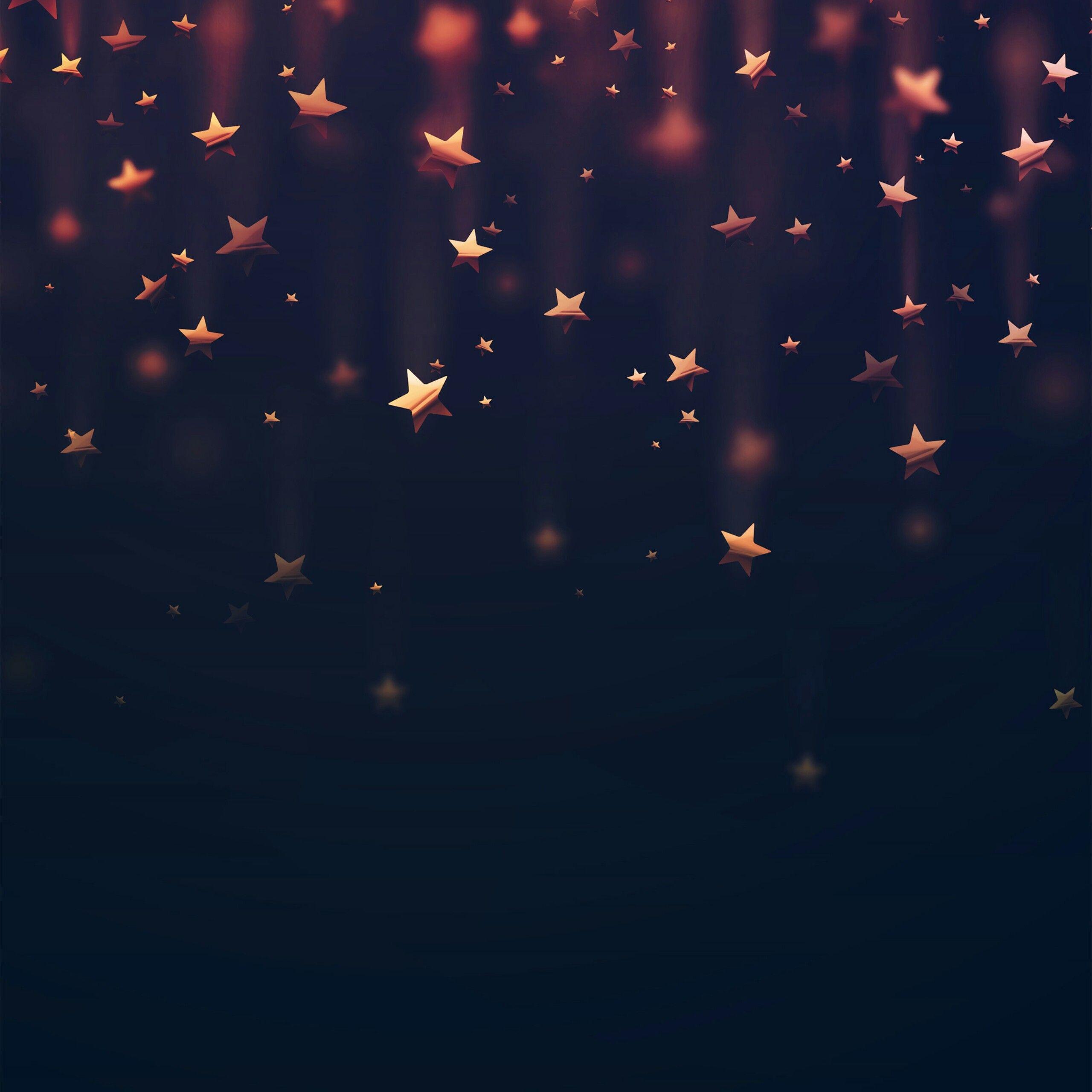 2560x2560 Free download Falling Stars Abstract QHD Wallpaper