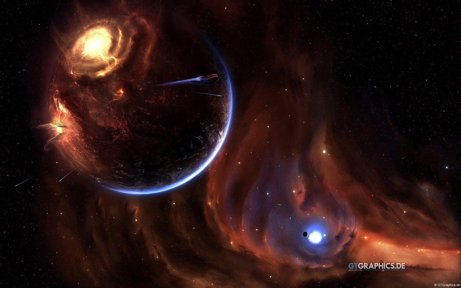 1920x1200 Cute Space Wallpaper Laptop