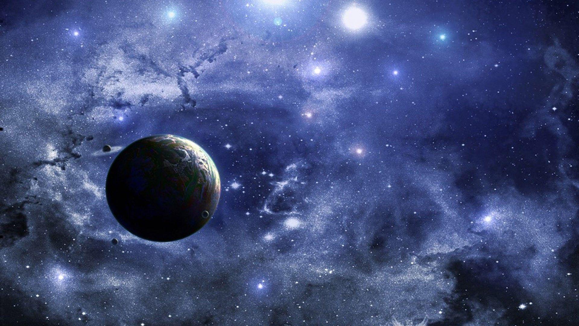 1920x1080 Desktop picture of planets and stars
