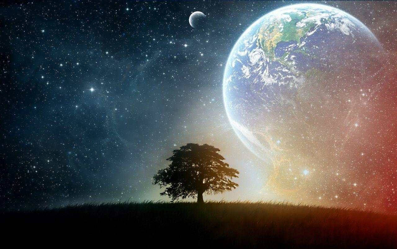 1280x804 Originalhd Earth Stars Planet Nature Wallpaper Stars