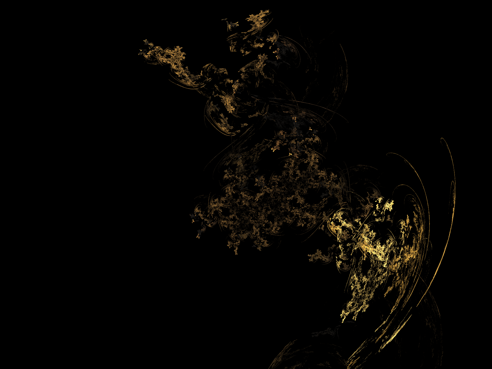 1600x1200 Black And Gold Marble Wallpaper