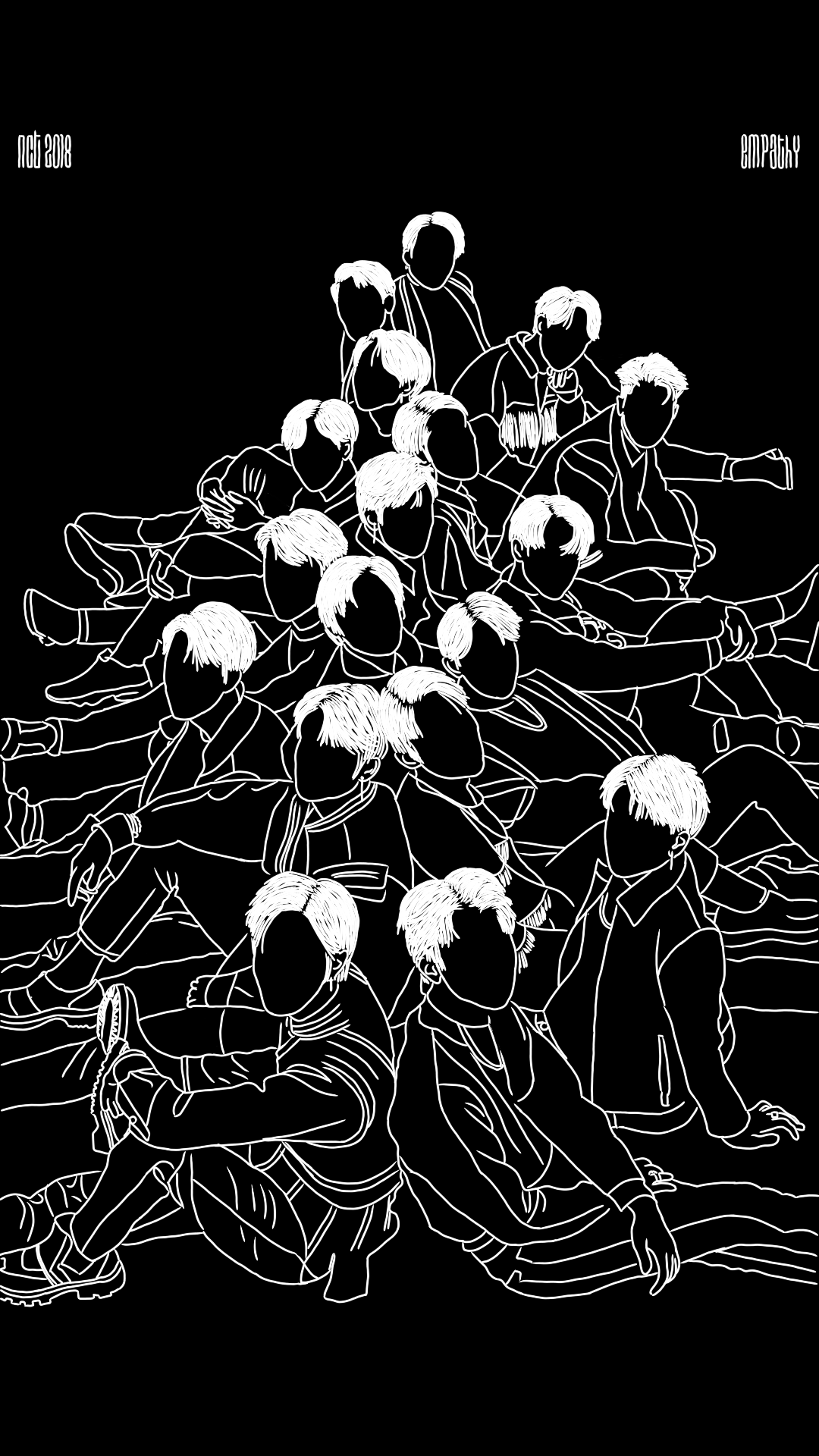 1080x1920 NCT 2018 #Empathy. Ilustrasi, Nct, Selebritas