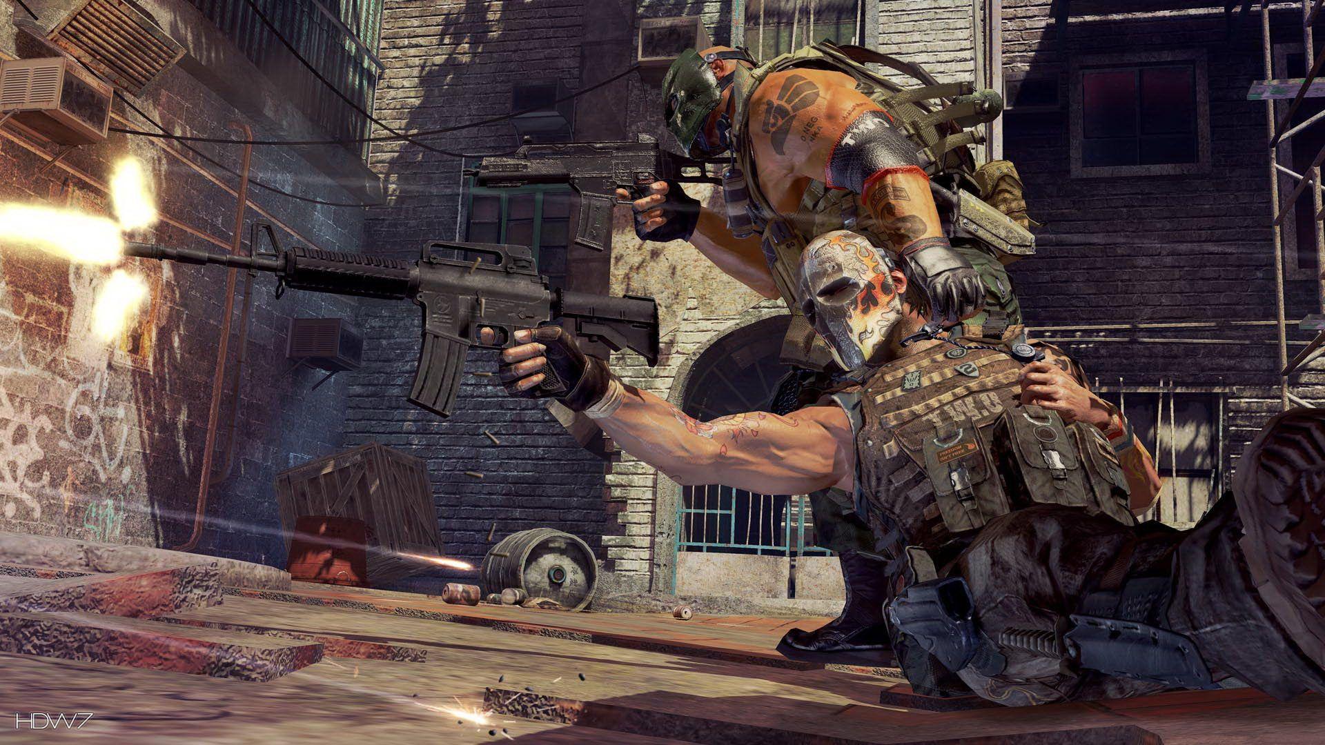 1920x1080 army of two the 40th day game rios and salem. HD wallpaper