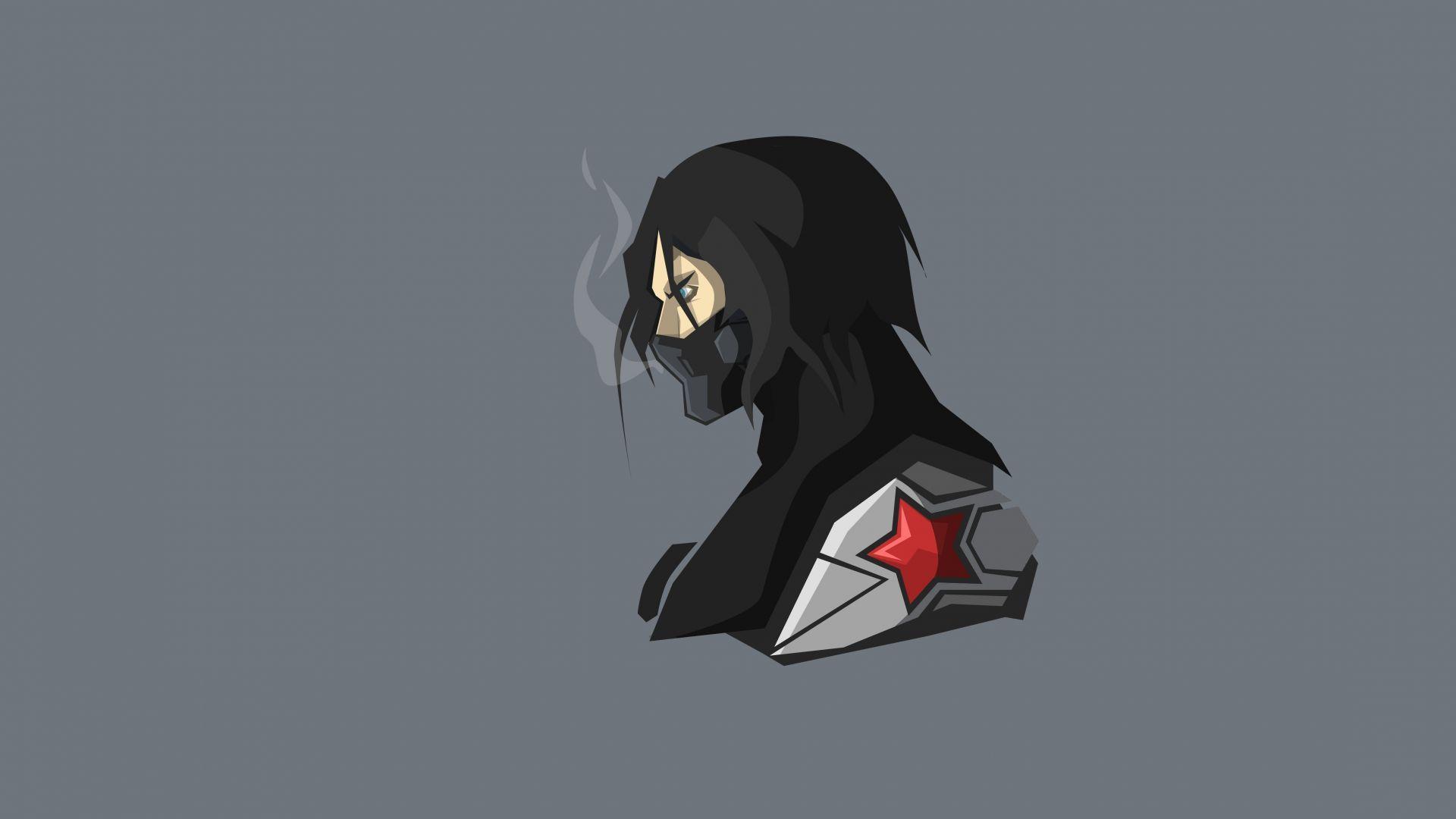 1920x1080 Desktop wallpaper bucky barnes, winter soldier, marvel comics