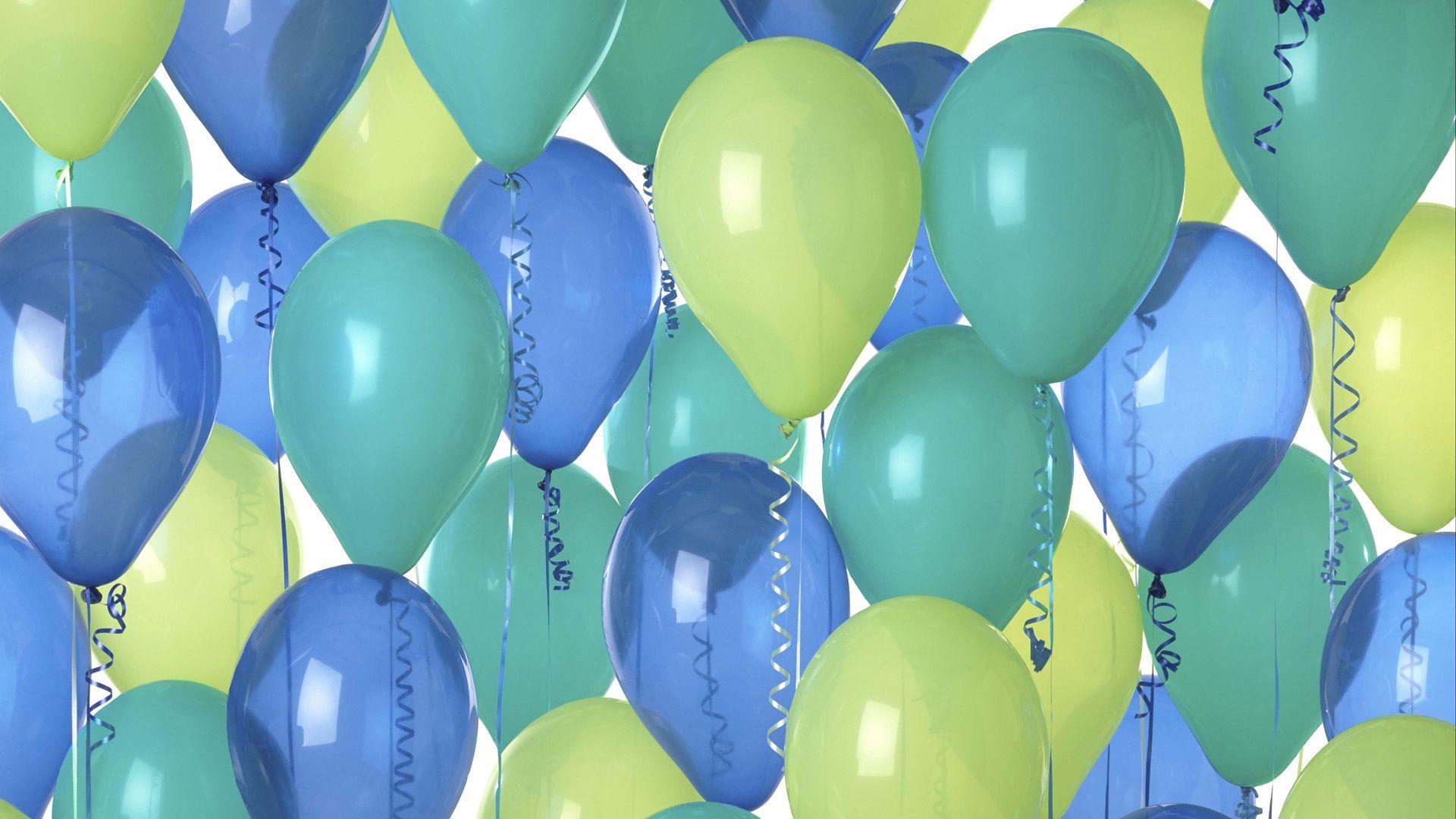 1920x1080 Birthday Balloons hình nền