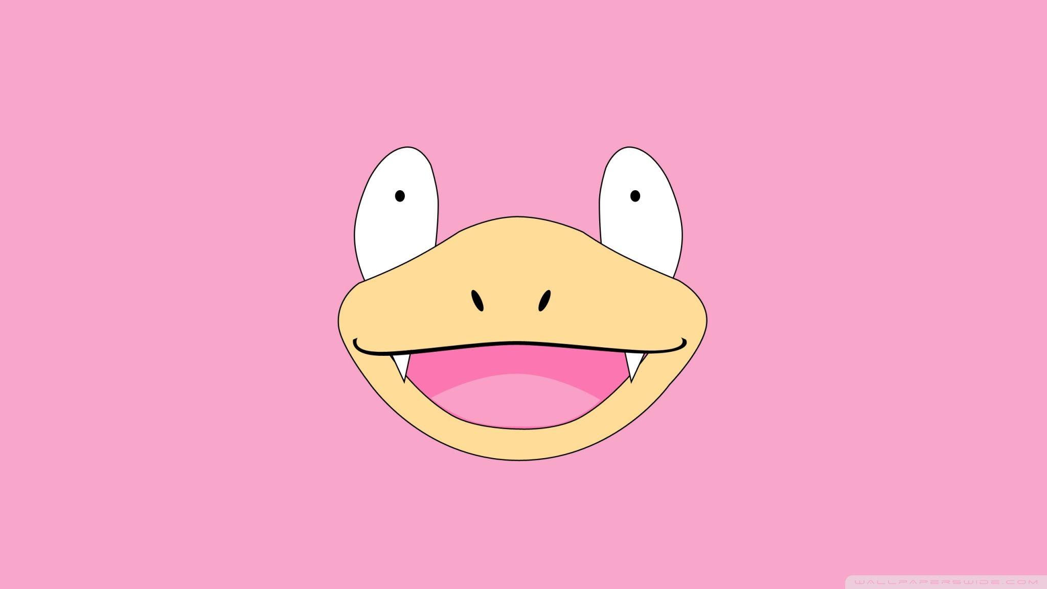 2048x1152 Slowpoke Face (Pokemon) Ultra HD Desktop Background Wallpaper