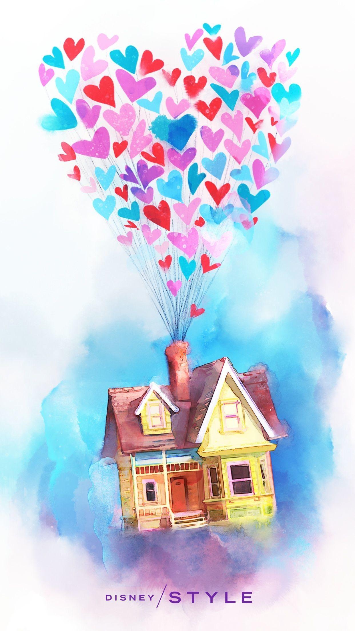 1242x2208 Pixar Up Wallpaper