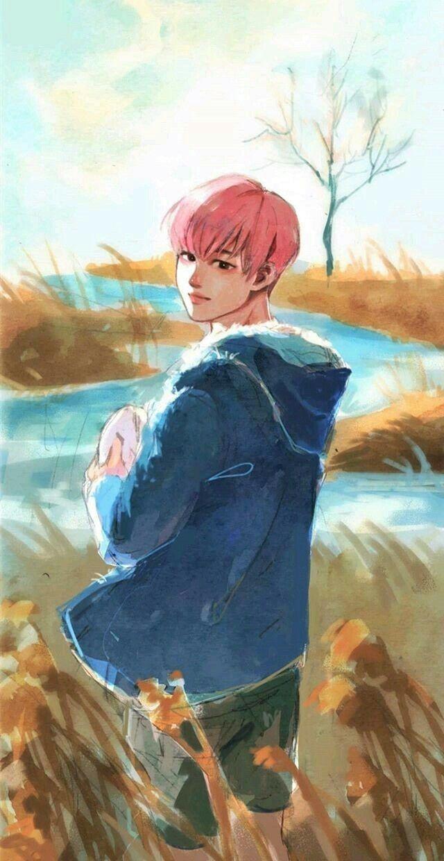 640x1240 Wallpaper Bts Anime Drawings