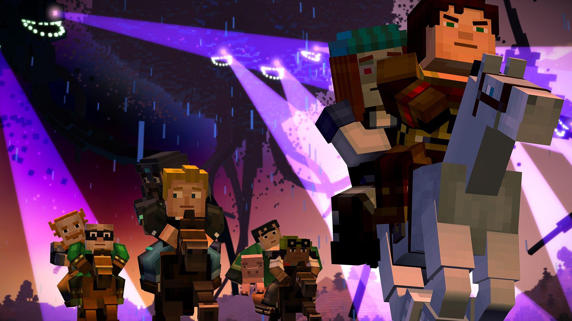 1920x1080 The Wither Storm Approaches in New for Minecraft: Story