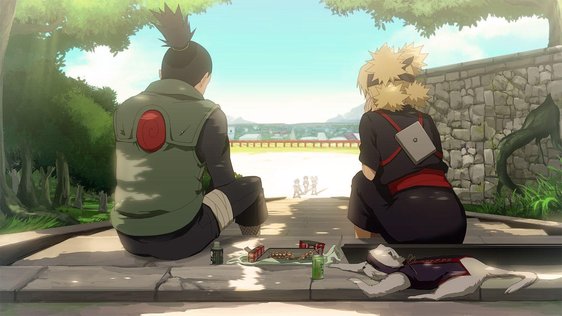 1920x1080 Anime Naruto Moegi Udon Konohamaru Sarutobi Temari Shikamaru Nara