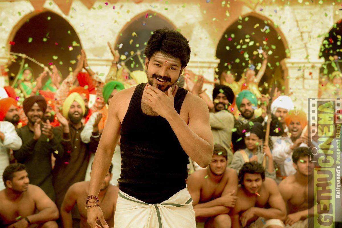1200x801 Mersal Tamil Movie HD Stills. Vijay, Samantha, Nithya Menon