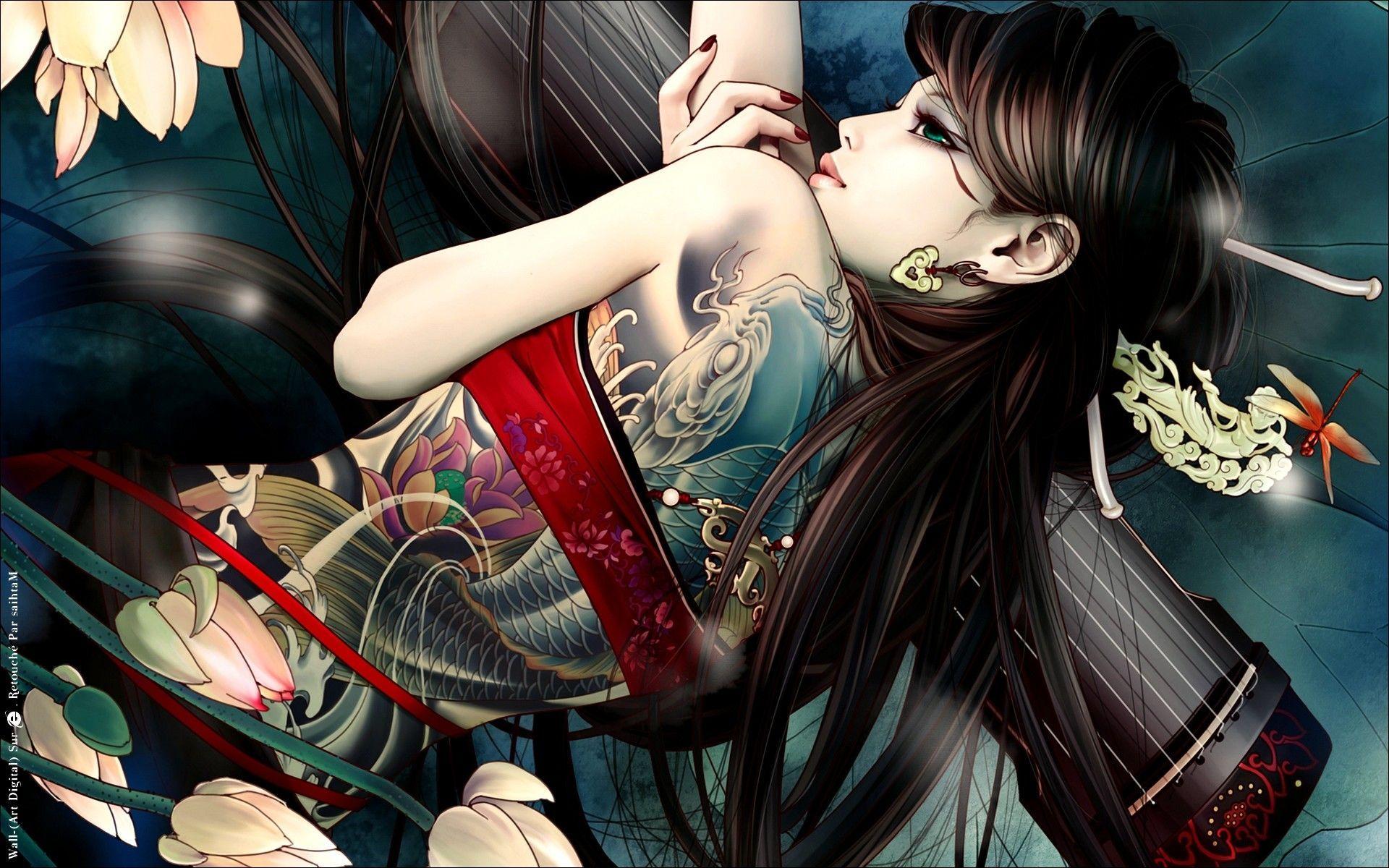 1920x1200 Japanese Tattoo Wallpaper