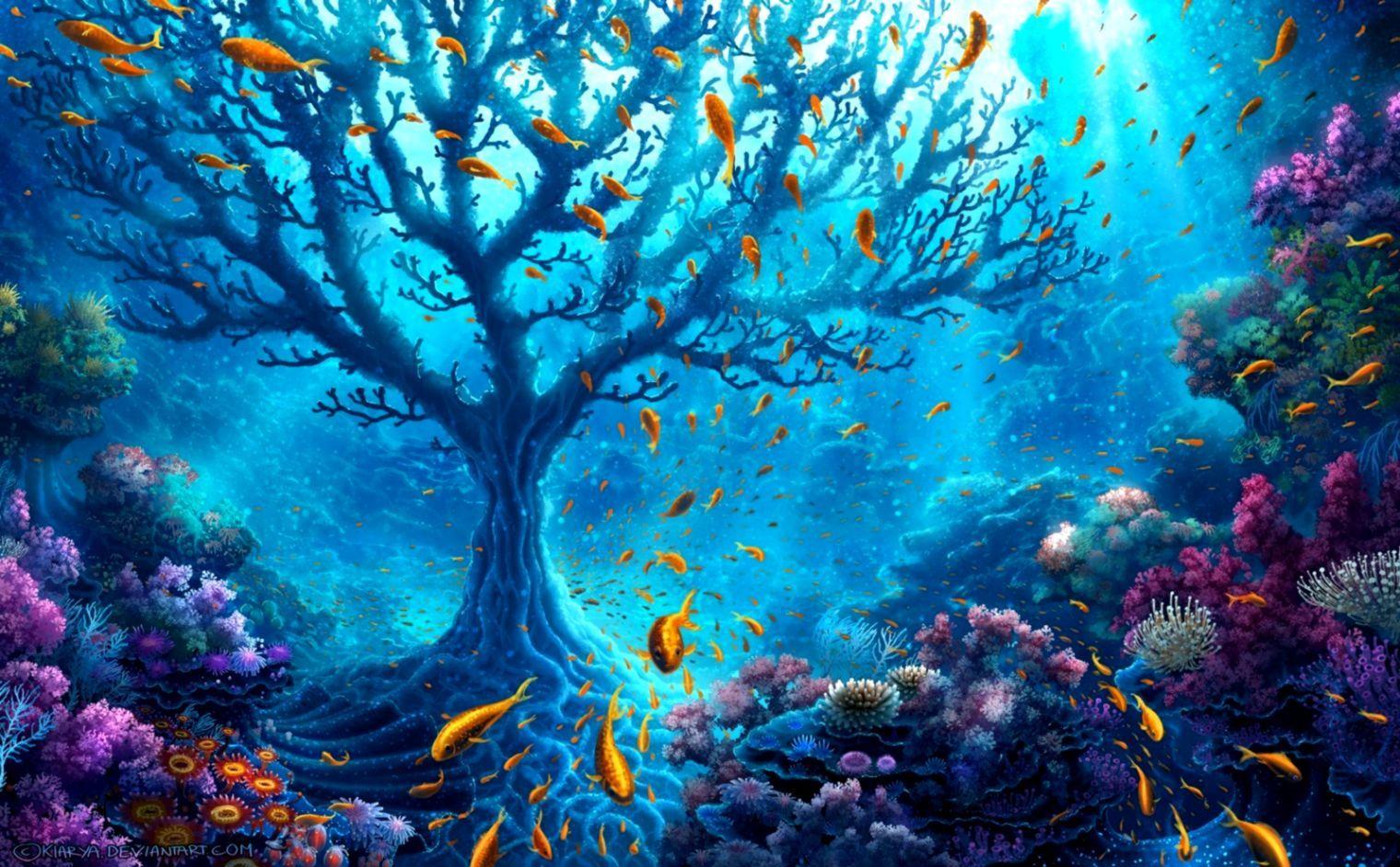 1520x942 Underwater Desktop Wallpaper