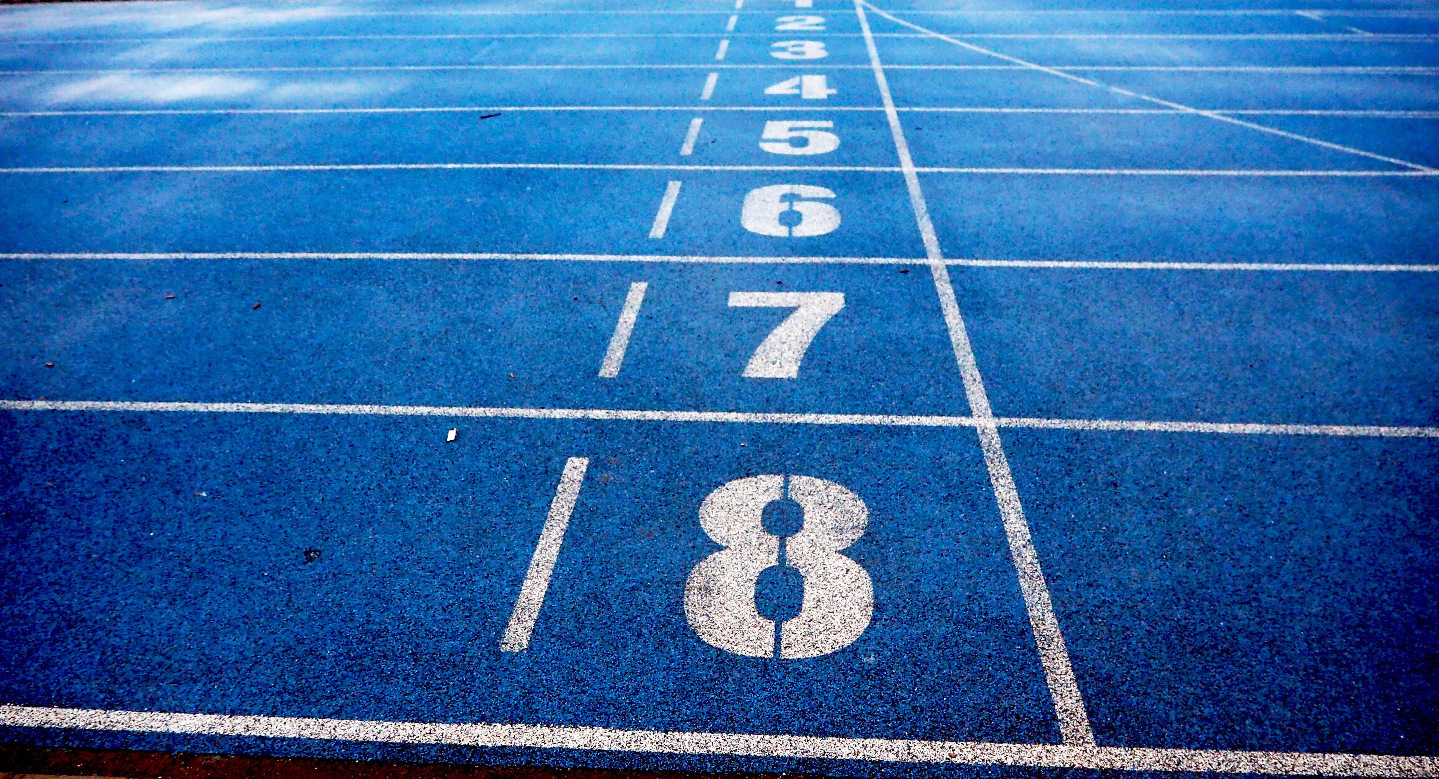 4608x2496 Running Track Numbers, HD Sports, 4k Wallpaper, Image