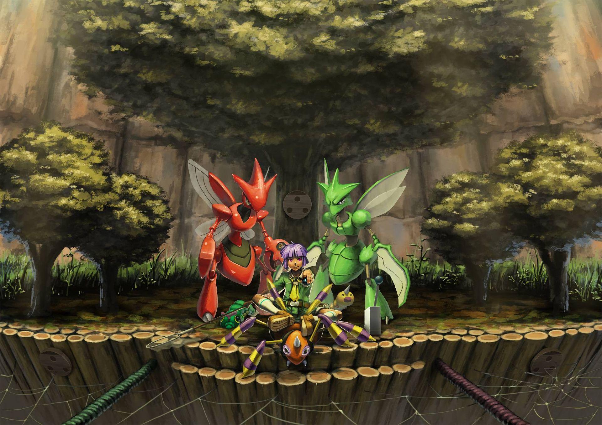 1920x1357 Scyther Wallpaper