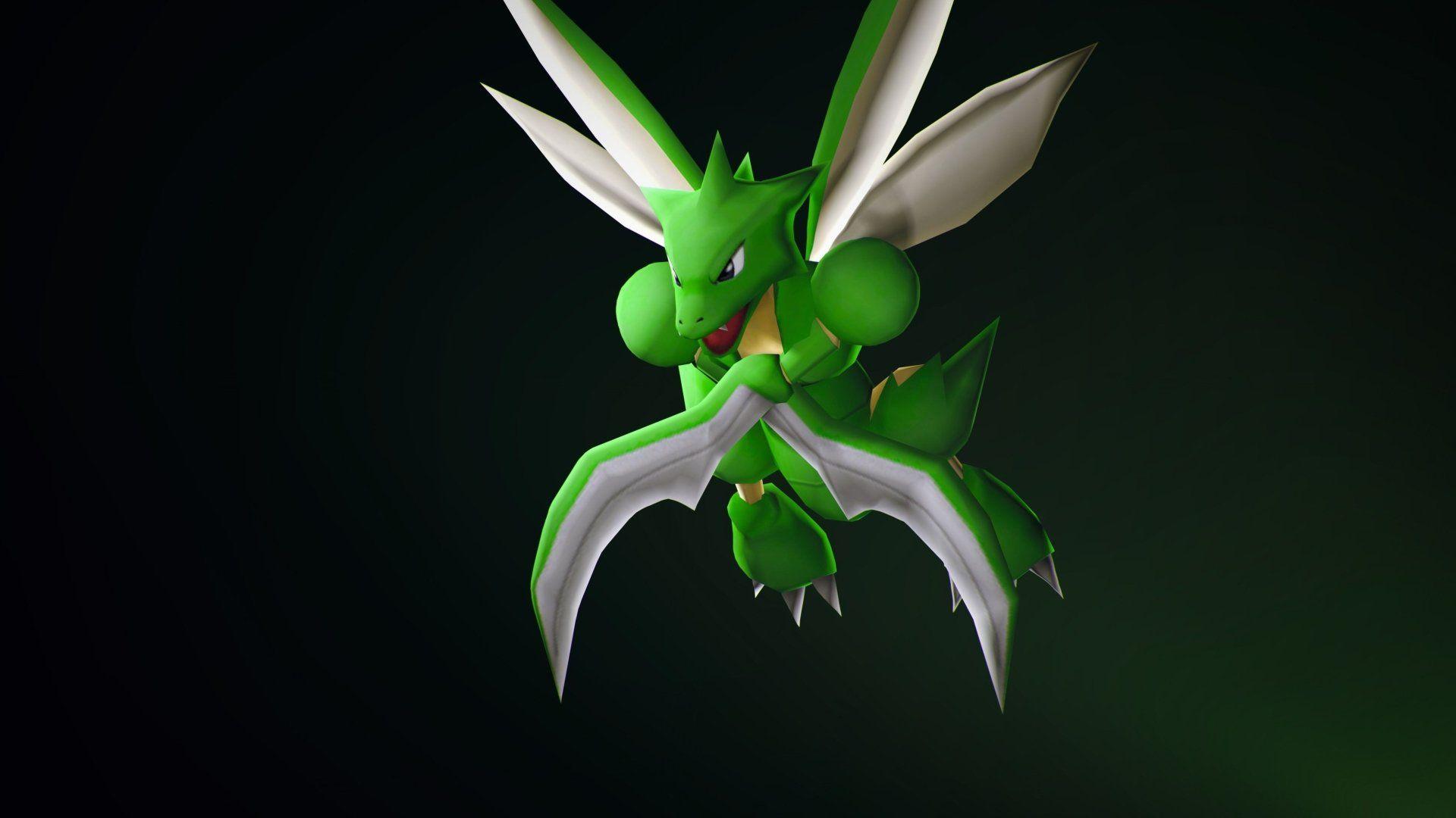 1920x1080 4K Ultra HD Scyther (Pokémon) Wallpaper