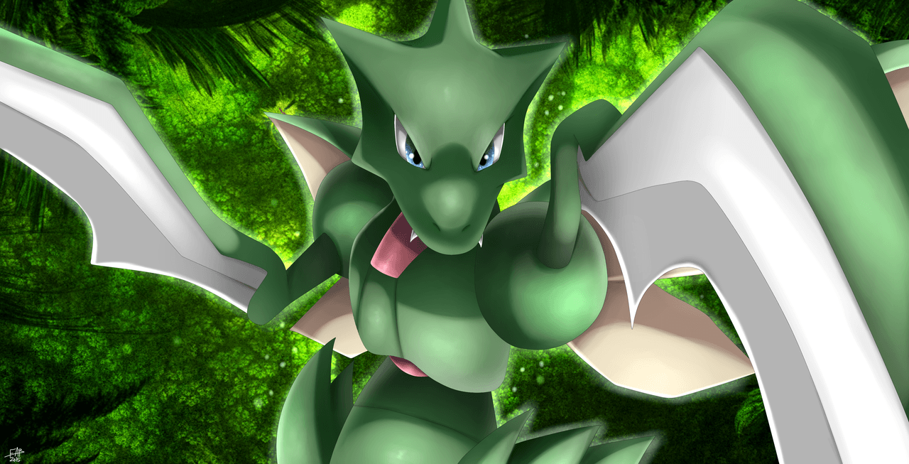 1280x653 Scyther HD Wallpaper