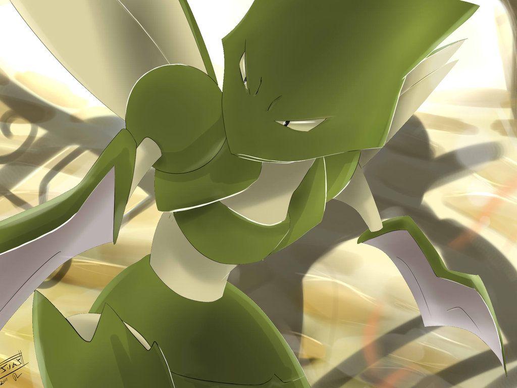 1024x768 Free download Pokemon Scyther Silvestre