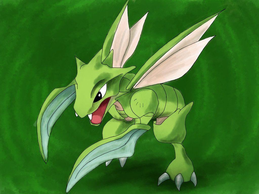 1024x768 Free download Scyther Wallpaper [1024x768] for your Desktop