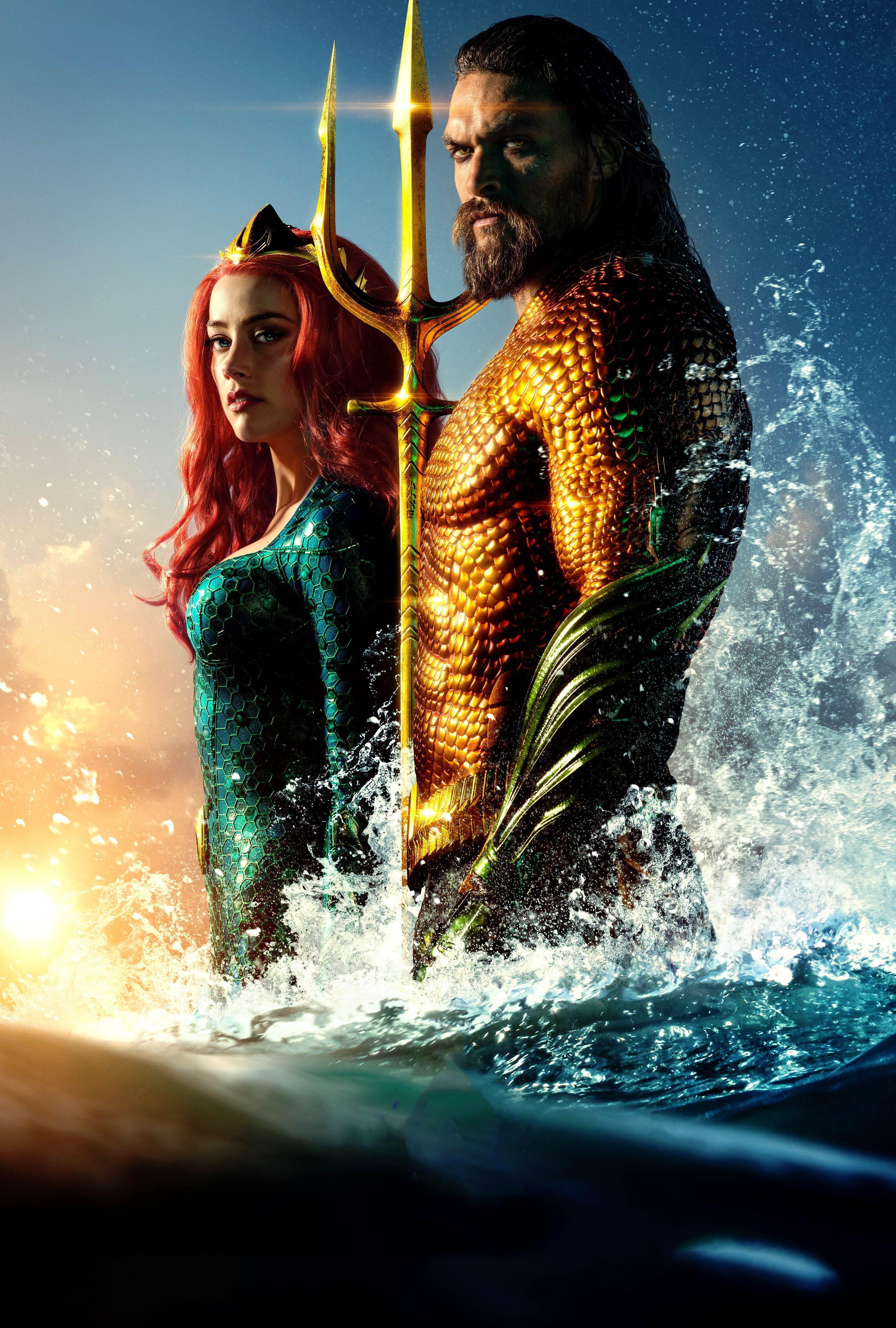 2764x4096 OTHER: Did a textless version of the Aquaman poster for wallpaper