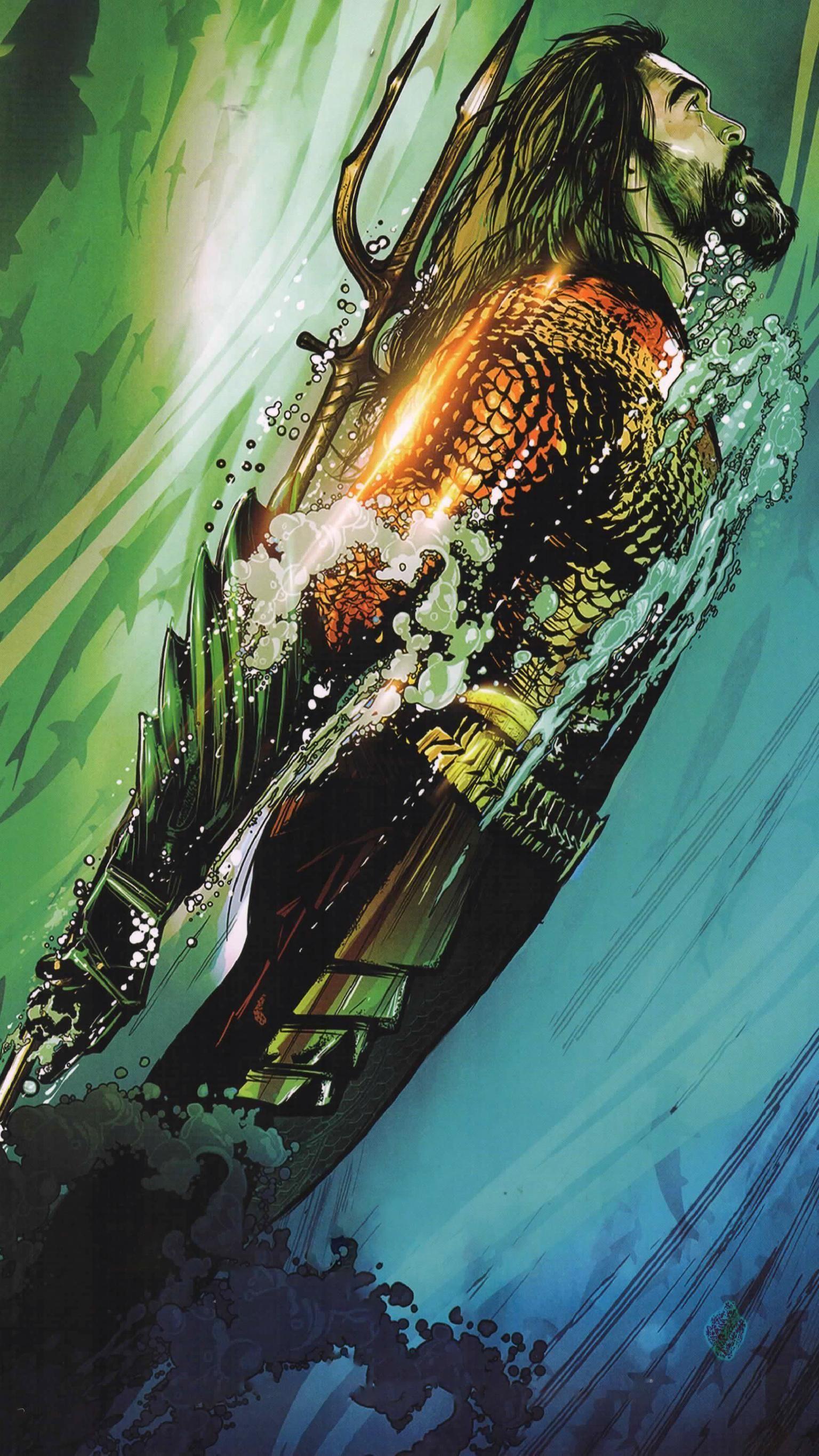 1536x2732 Aquaman (2018) Phone Wallpaper. Aquaman dc comics, Aquaman artwork