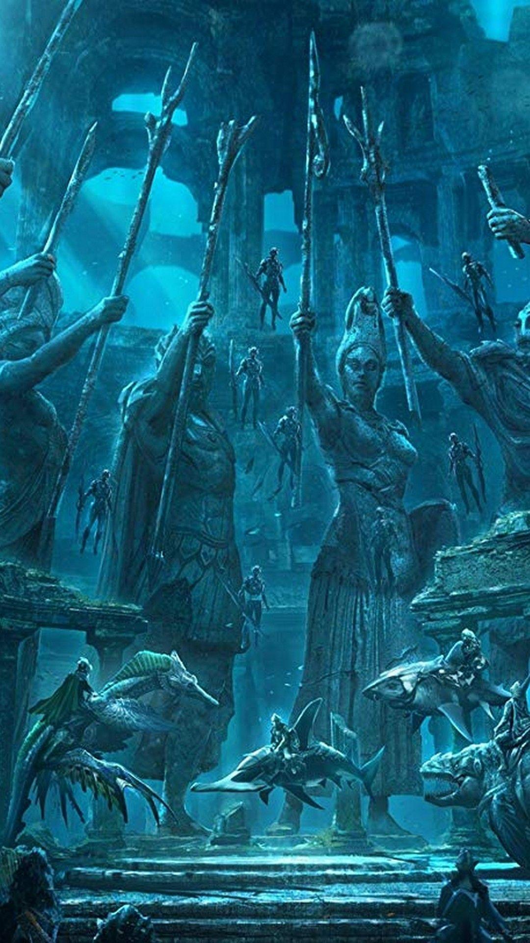 1080x1920 Aquaman 2018 Poster HD Movie Poster Wallpaper HD