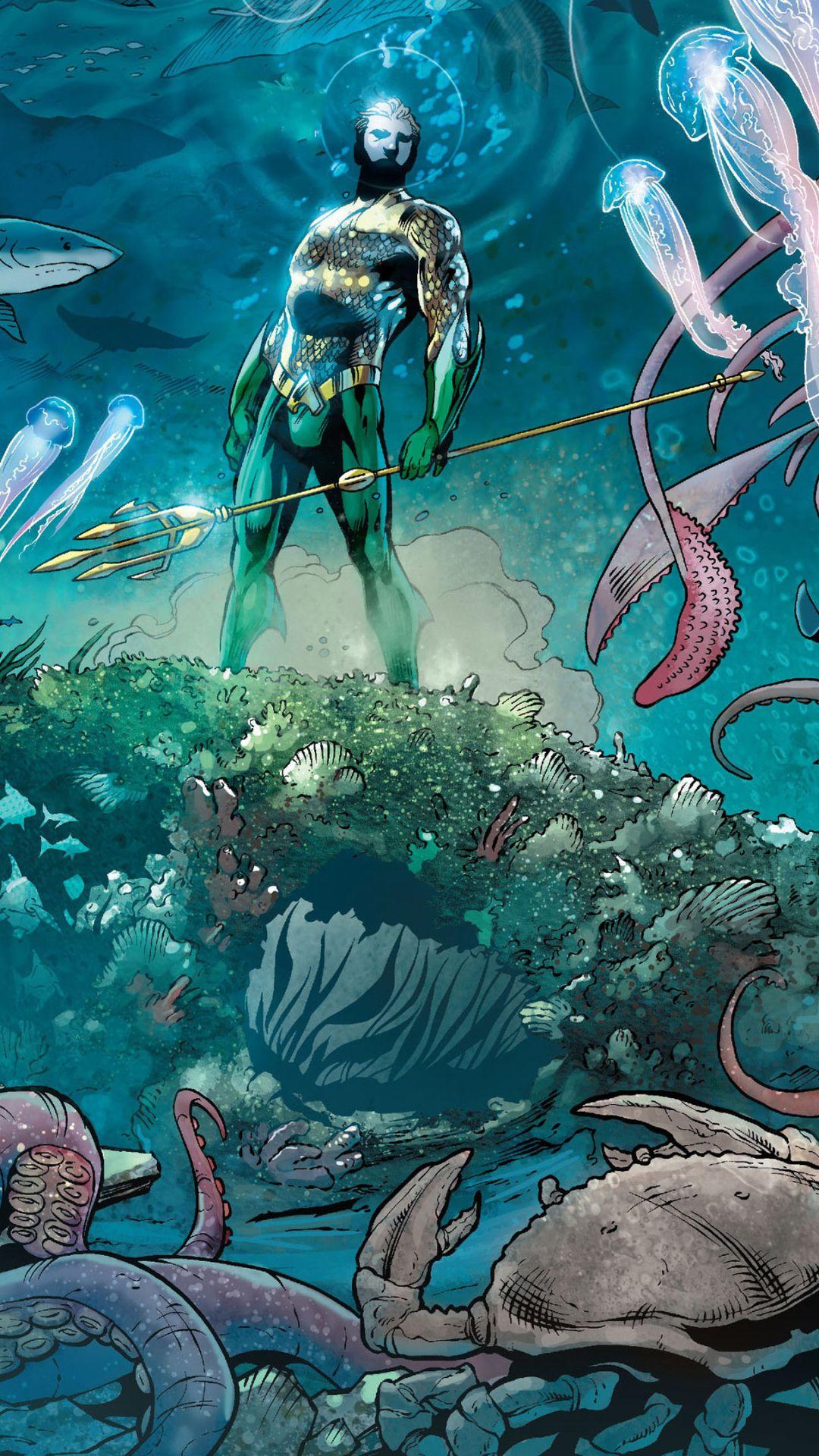 1080x1920 Comics Aquaman (1080x1920) Wallpaper
