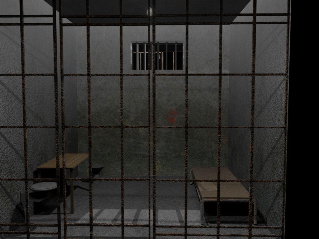 1024x768 Jail Cell Wallpaper Cell Drawing. Jail cell
