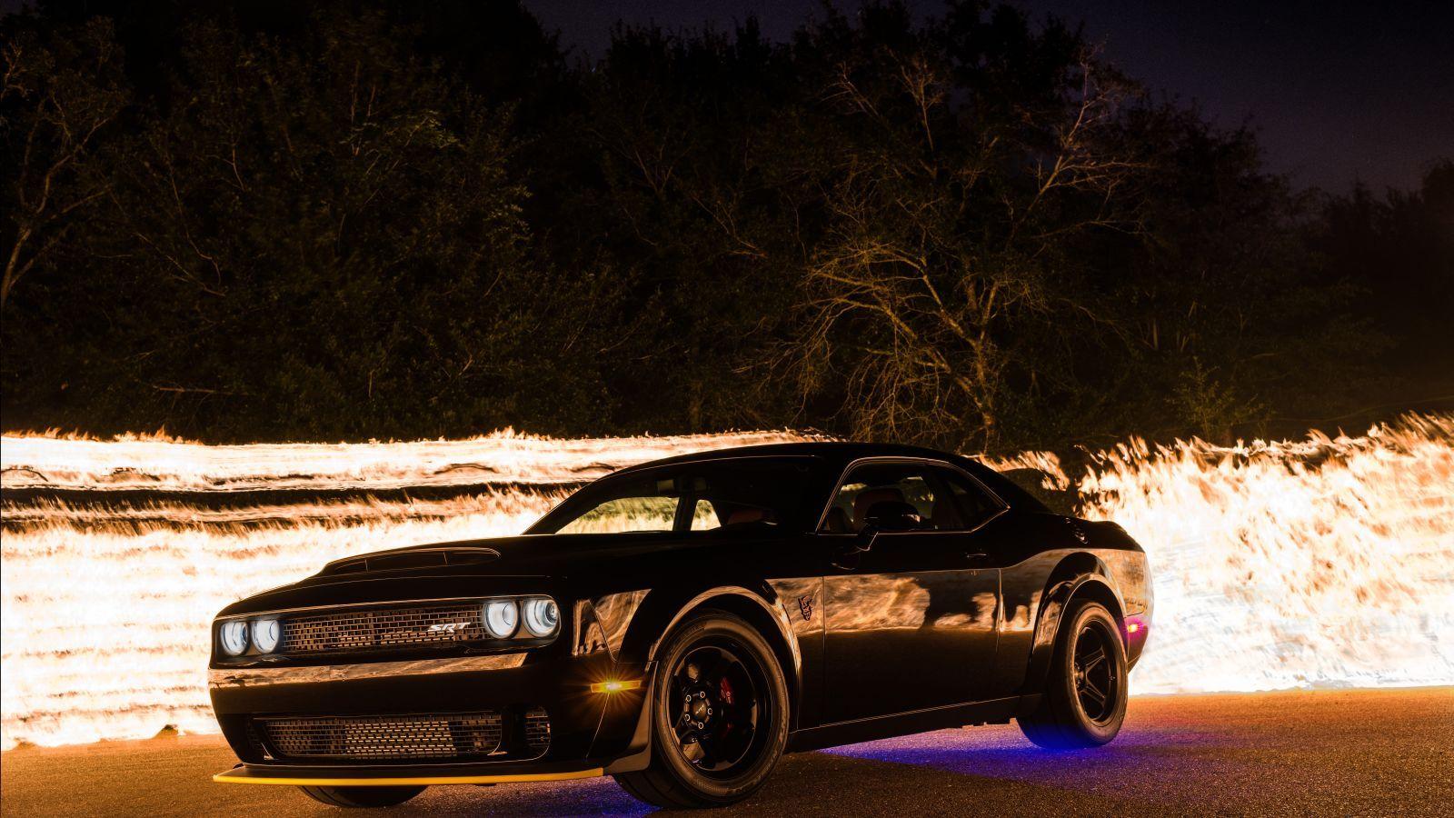 1600x900 Your Ridiculously Awesome Dodge Challenger SRT Demon Wallpaper Is Here