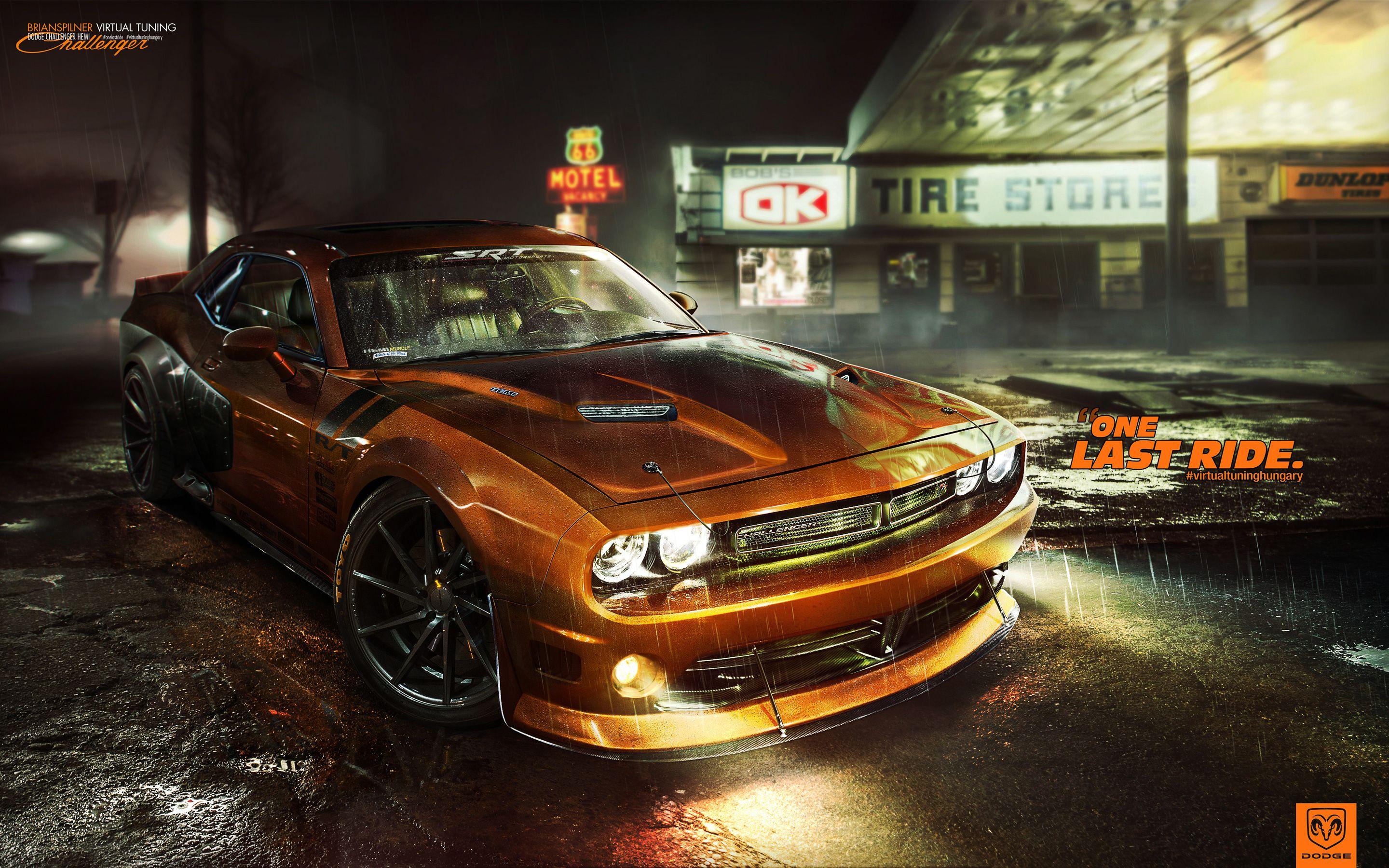 2880x1800 Dodge Challenger RT HD wallpaper