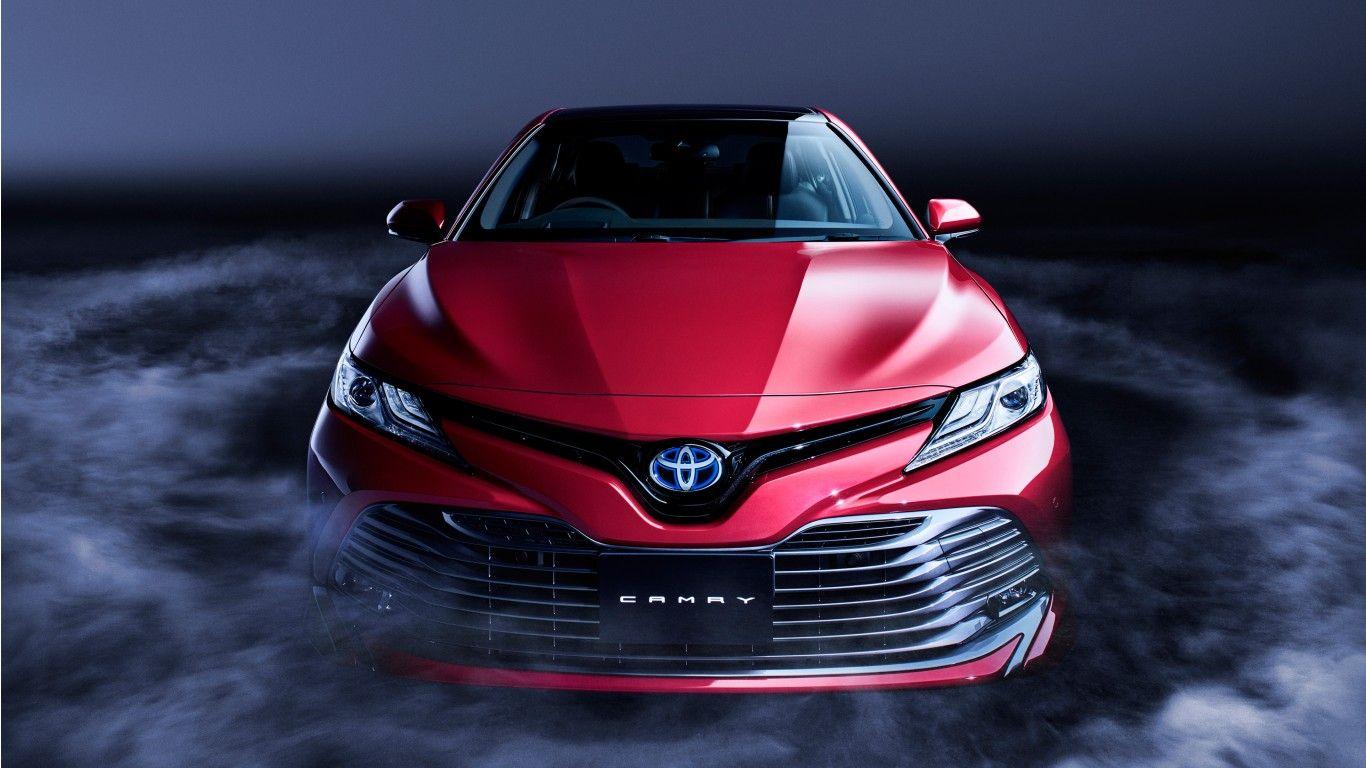 1366x768 Free download 2018 Toyota Camry Hybrid 4K Wallpaper HD Car