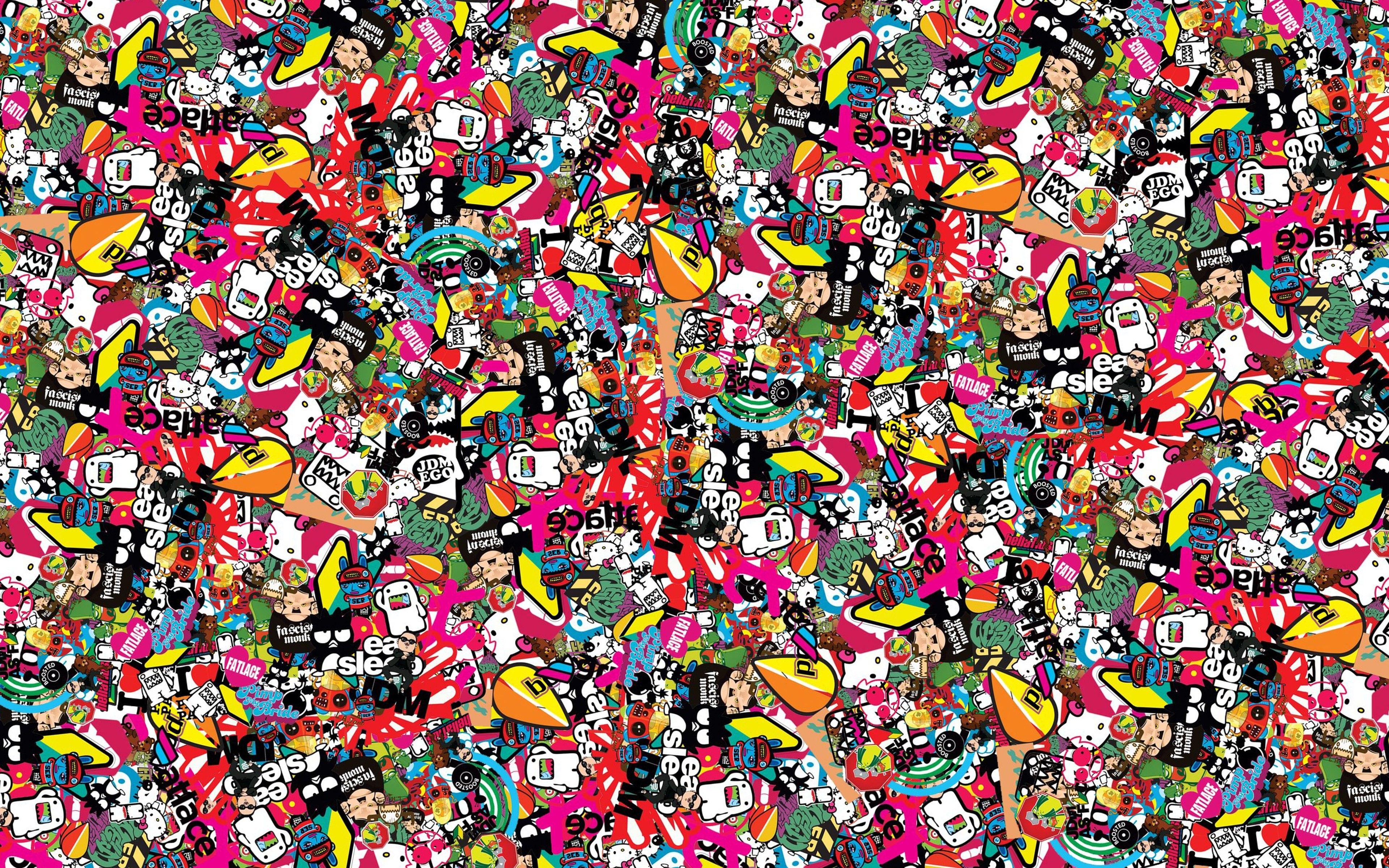 3840x2400 Sticker, desktop Image, Style Wallpaper, HD Abstract Wallpaper