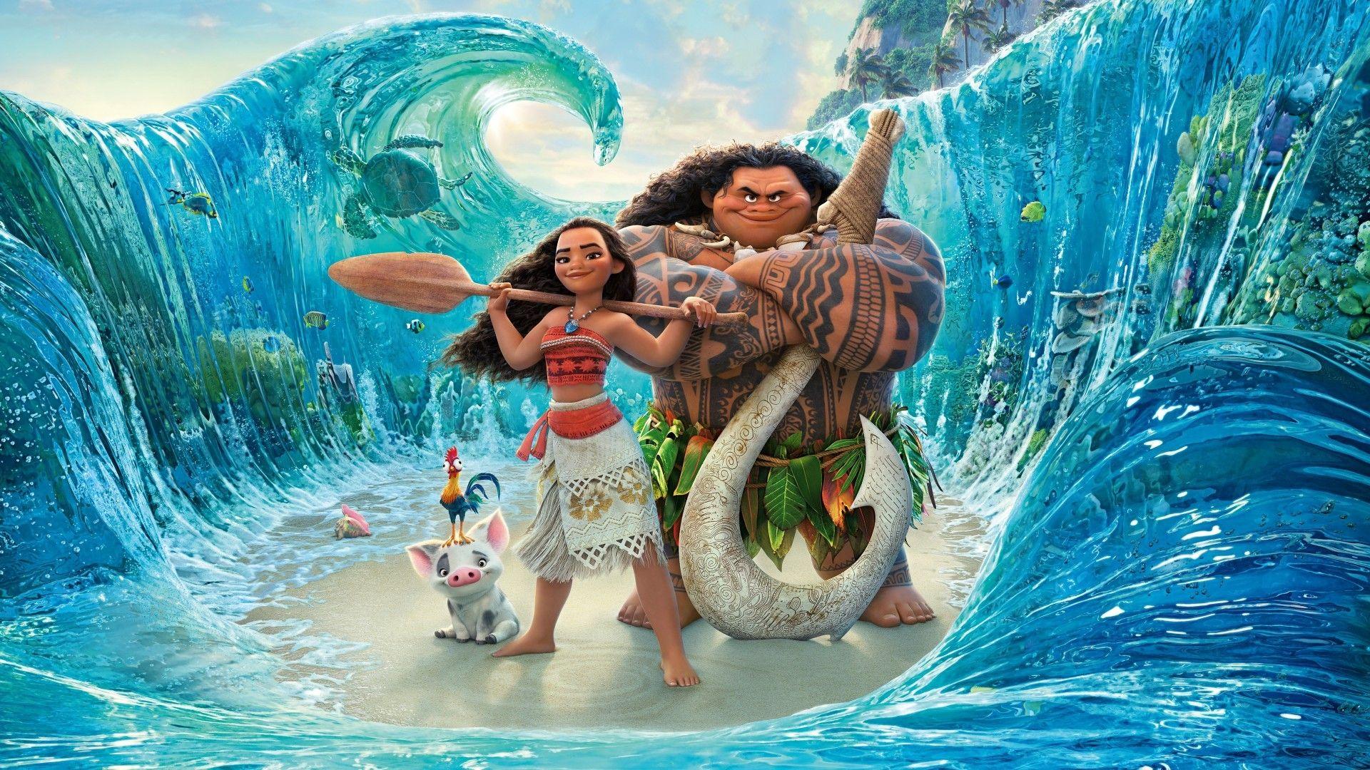 1920x1080 Download 1920x1080 Moana, Animation, Walt Disney Wallpaper