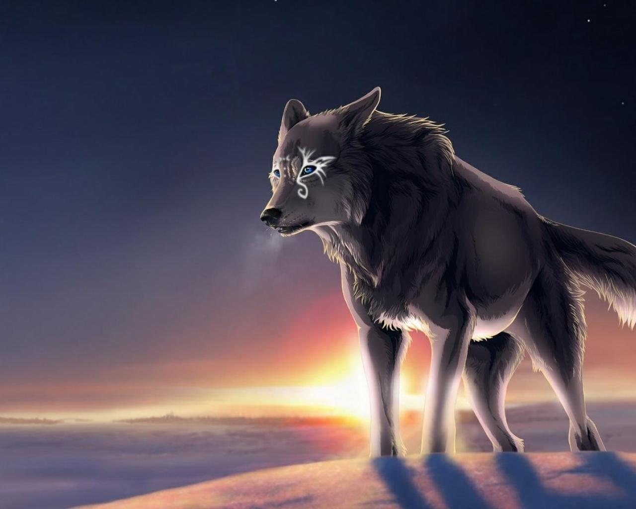 1280x1024 Lone Wolf Wallpaper Group (66)