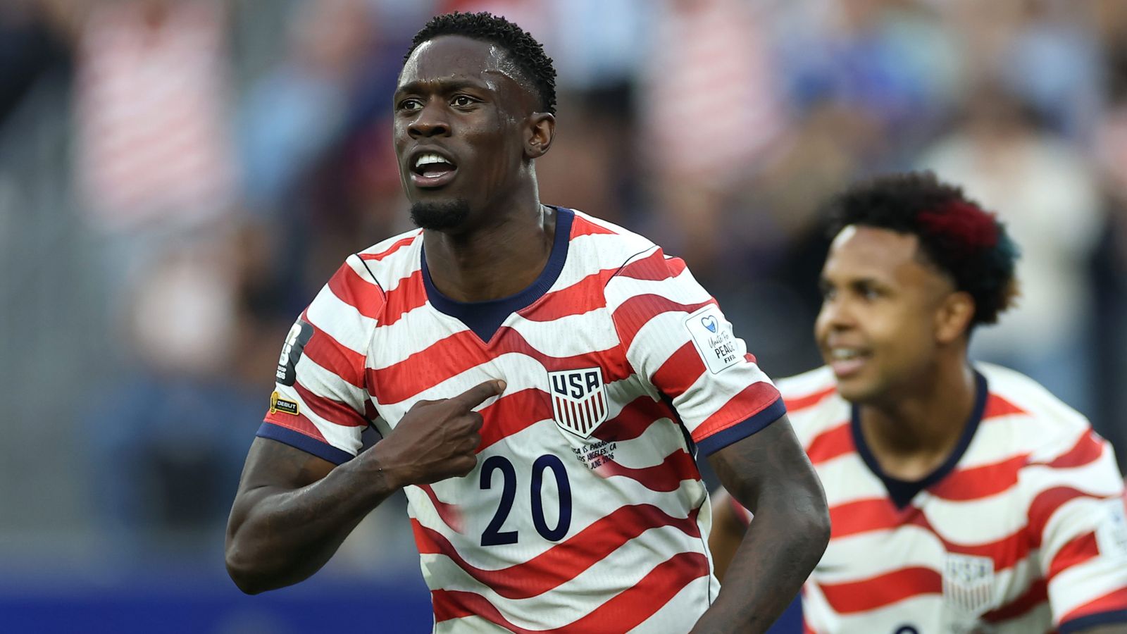 1600x900 World Cup 2026: USA's Folarin Balogun stars against Paraguay after rise at Arsenal and switch away from England
