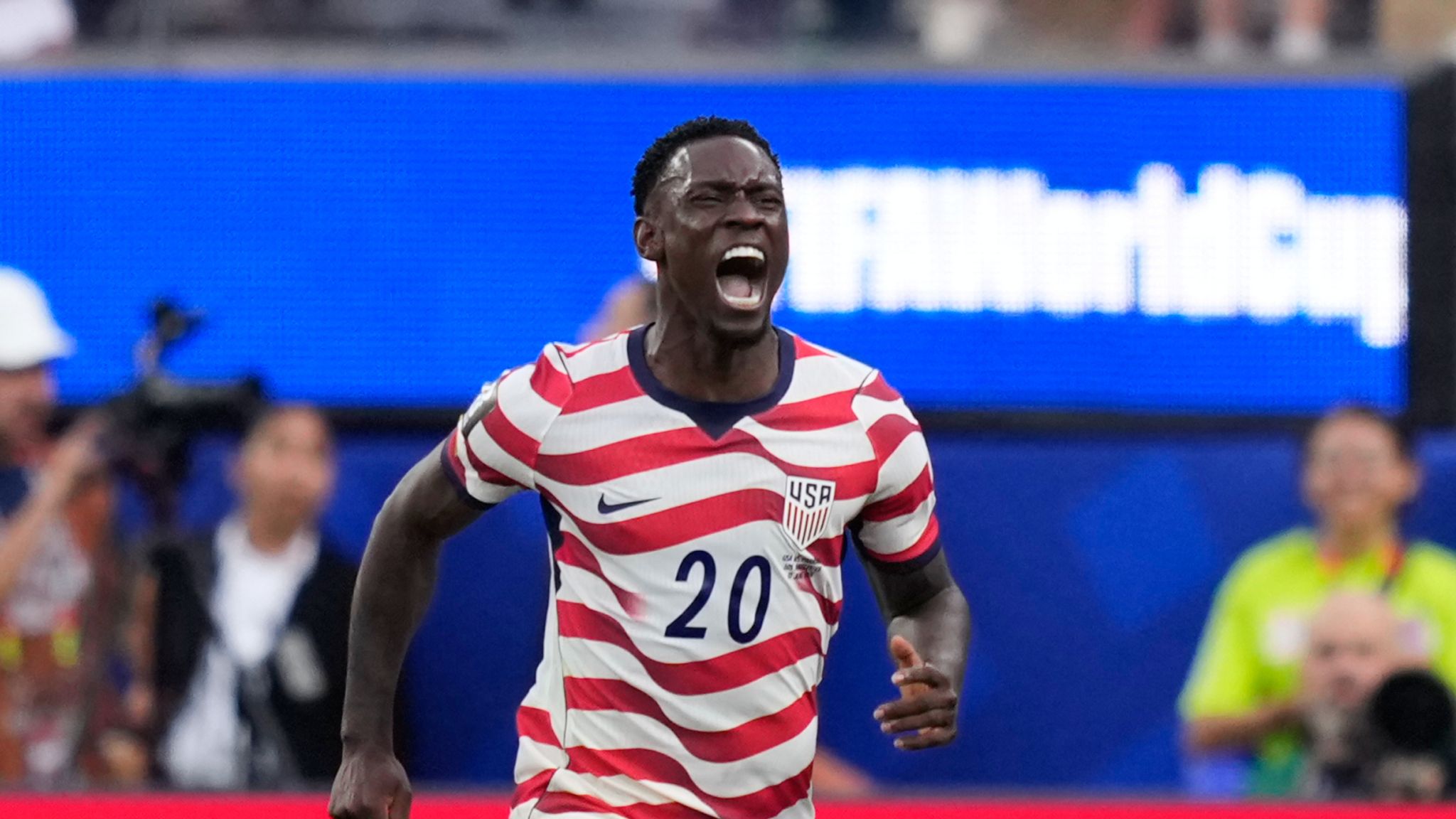 2048x1152 World Cup 2026: USA 4 1 Paraguay Arsenal Striker Folarin Balogun Scores Twice As Mauricio Pochettino's Hosts Deliver Statement Victory