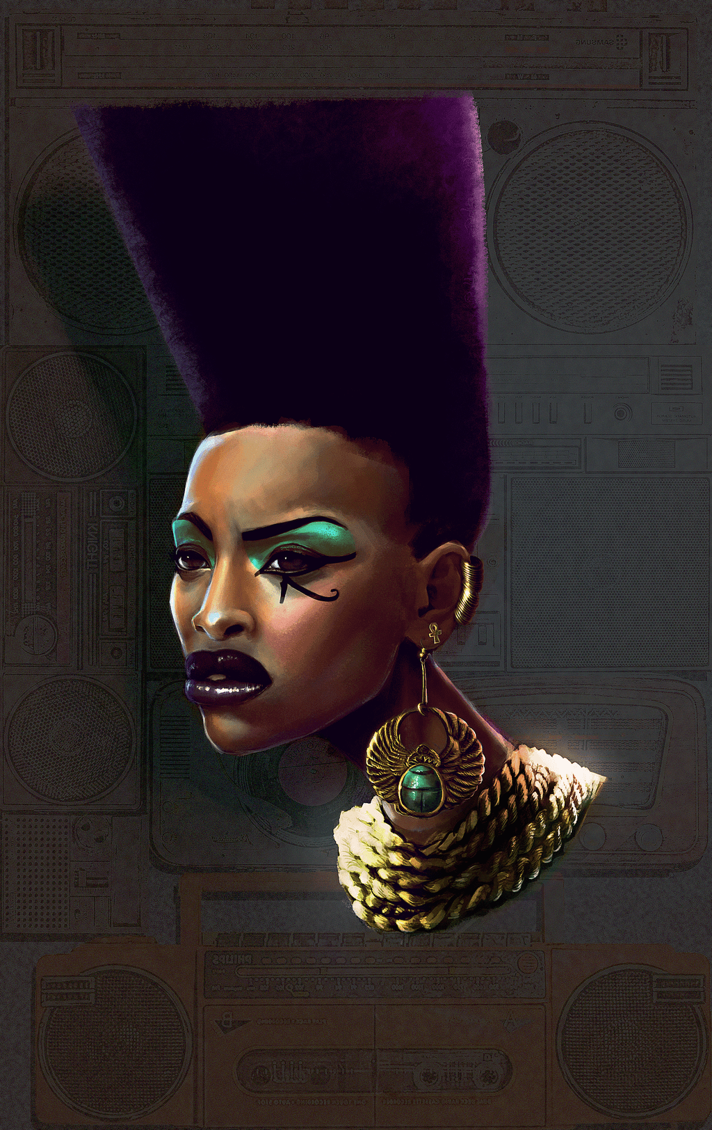 1024x1624 Erykah Badu&B fan Art