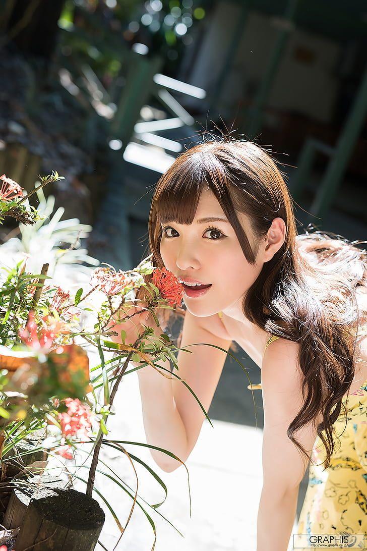 728x1092 HD wallpaper: Japanese women, Asian, gravure, graphis, Arina