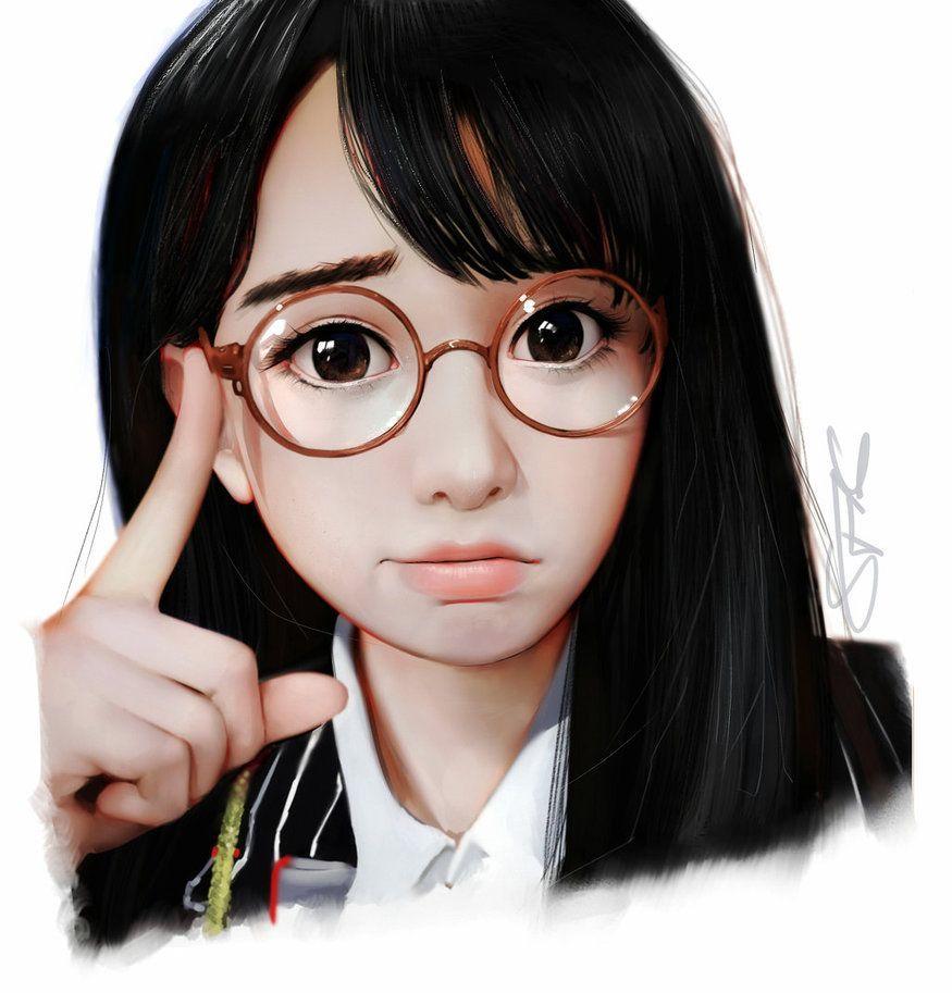 875x913 Kanna Hashimoto Portrait by RandyStarFru1t. Portrait, Fine art, Female art