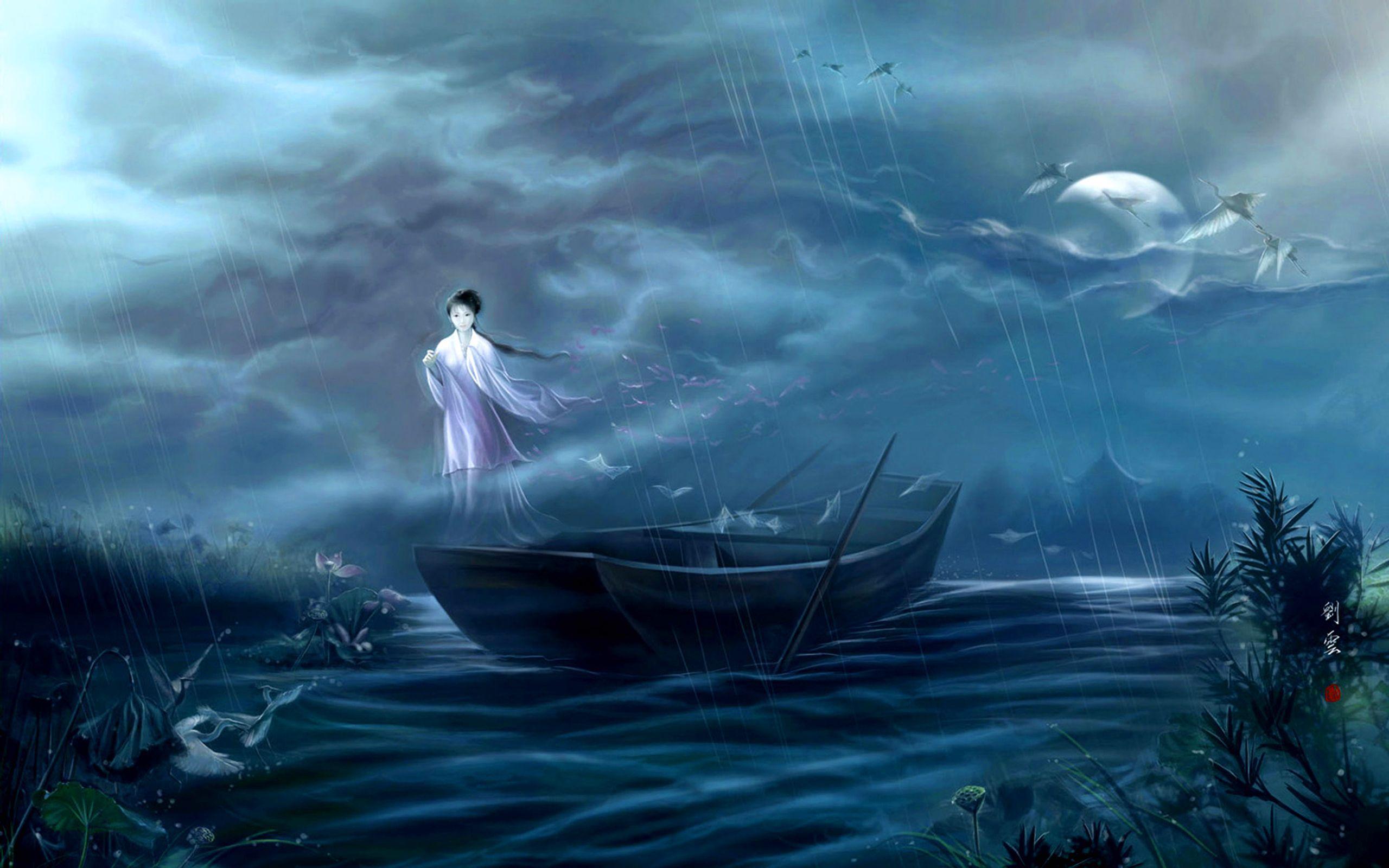 2560x1600 Ghost Woman HD Wallpaper