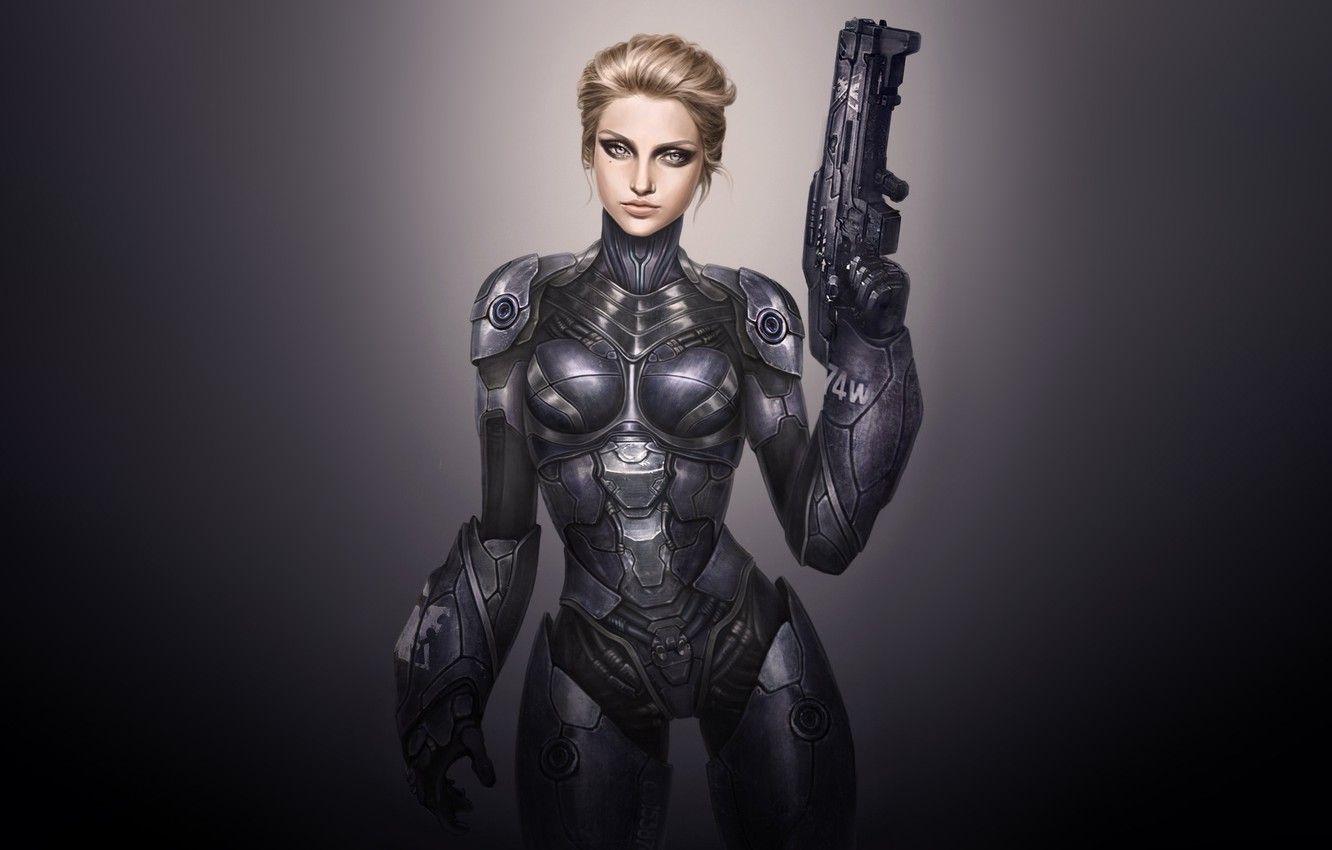 1332x850 Wallpaper Girl, Blonde, Style, Girl, Costume, Soldiers, Fantasy