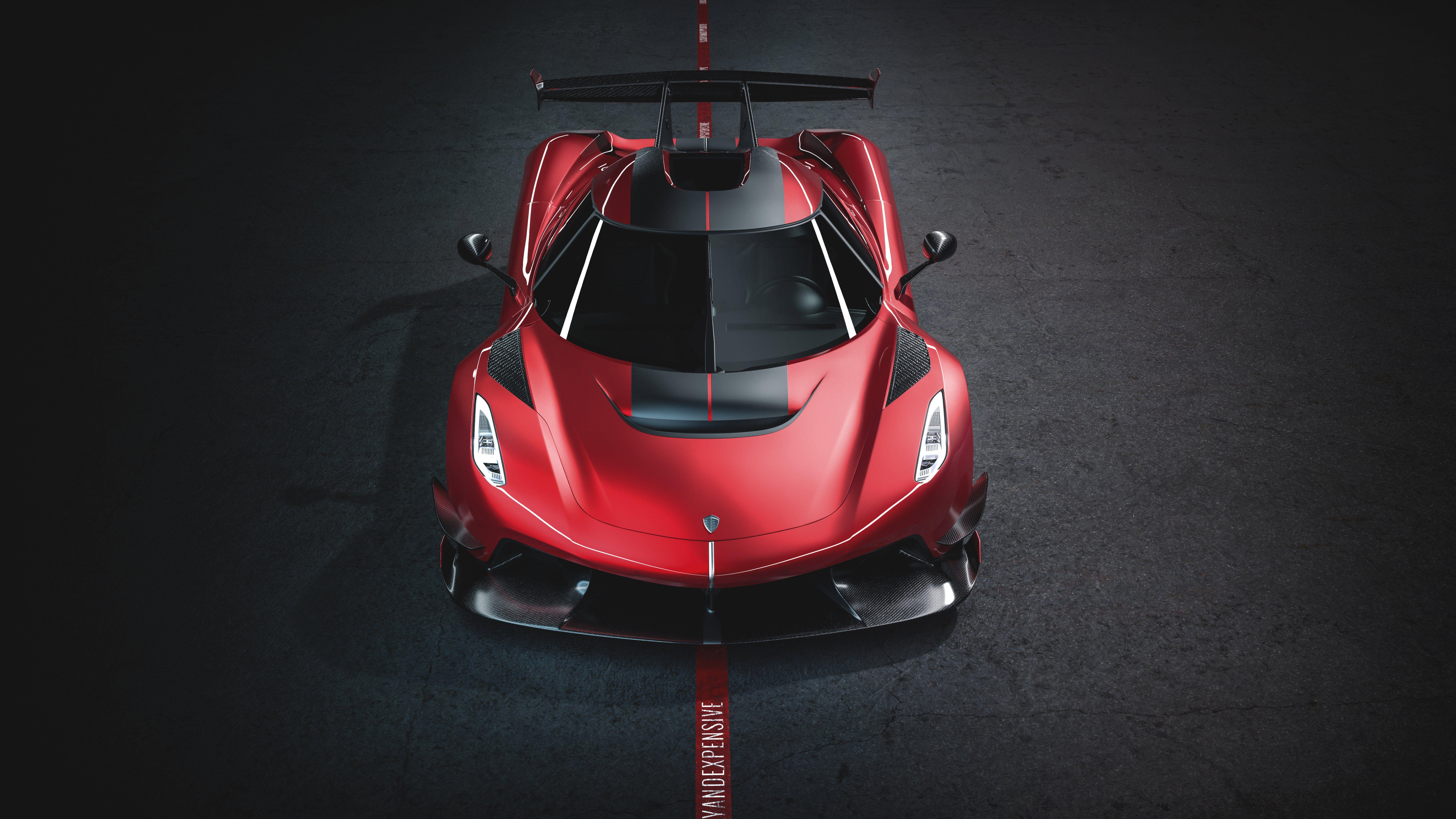 7680x4320 Koenigsegg Jesko Cherry Red Edition 10 8k, HD Cars, 4k Wallpaper