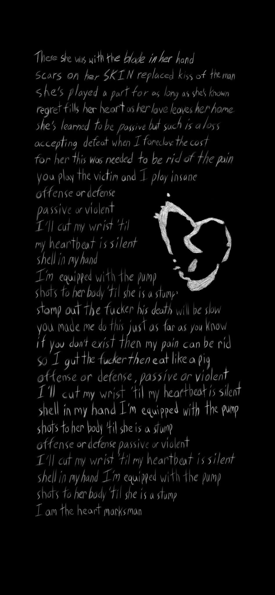 947x2048 Made a phone wallpaper for one of my favorite X songs skin