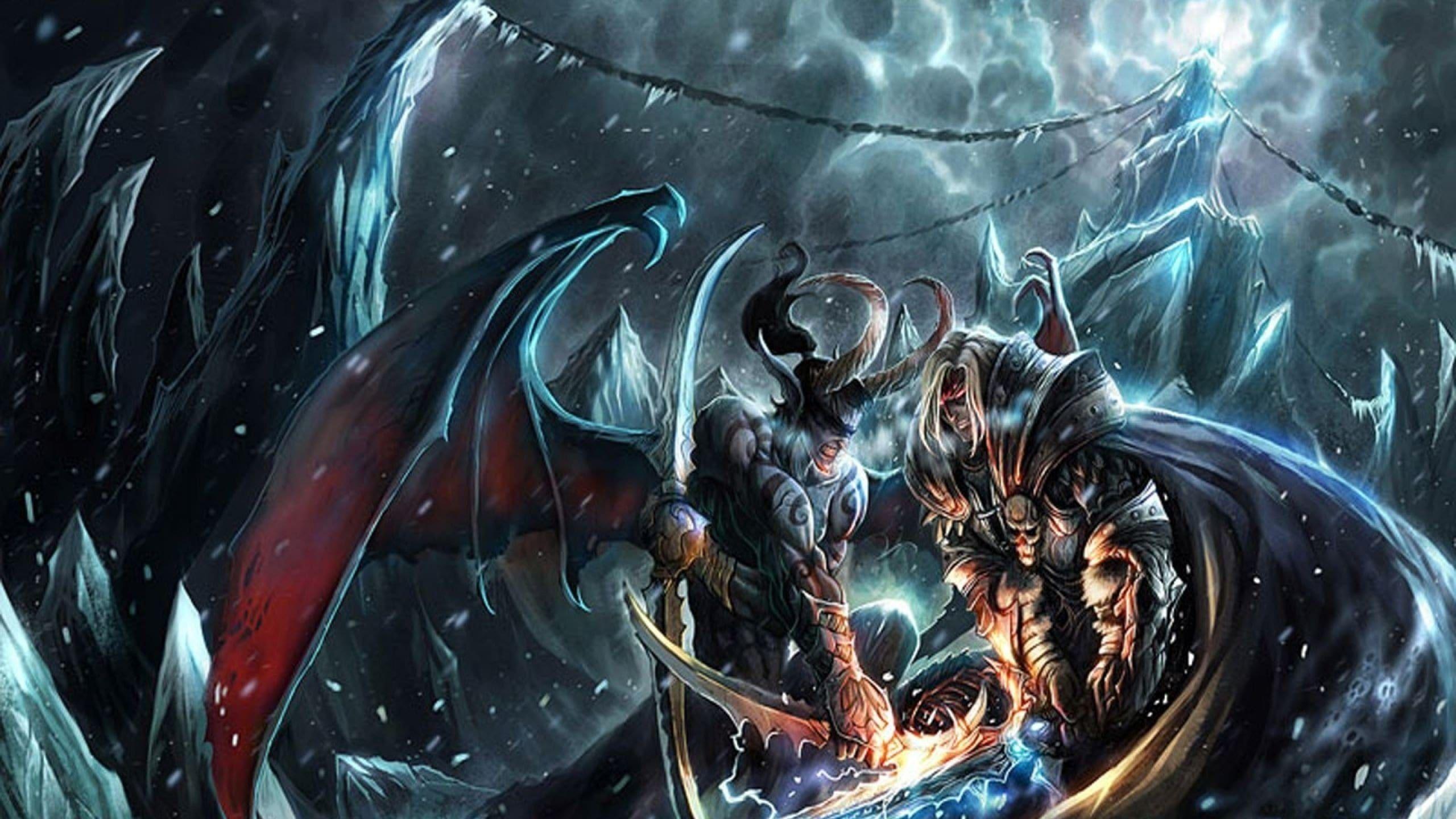 2560x1440 WOW Illidan Stormrage HD Desktop Wallpaper. World