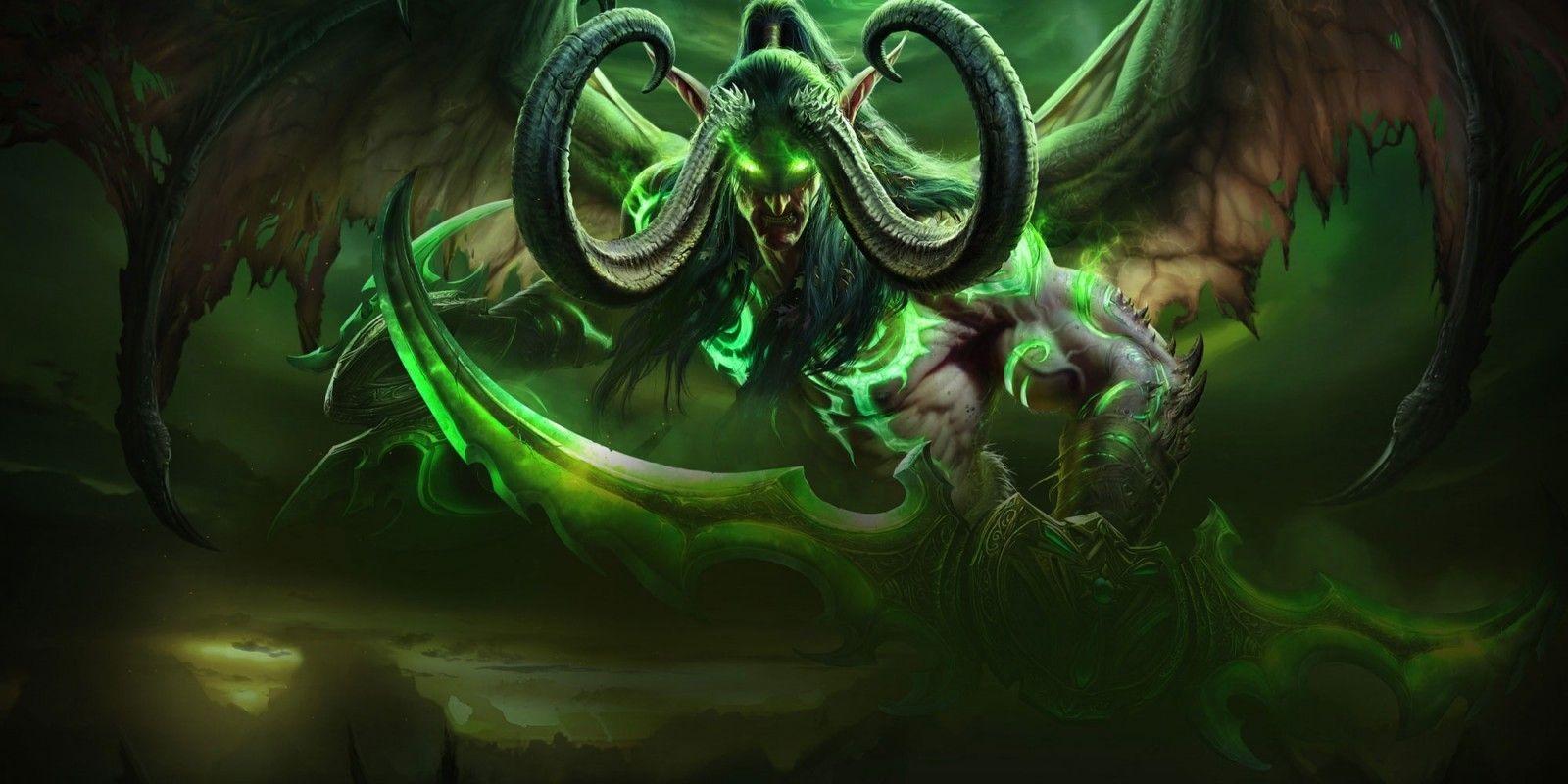 1600x800 Download 1600x800 World Of Warcraft, Illidan Stormrage, Horns