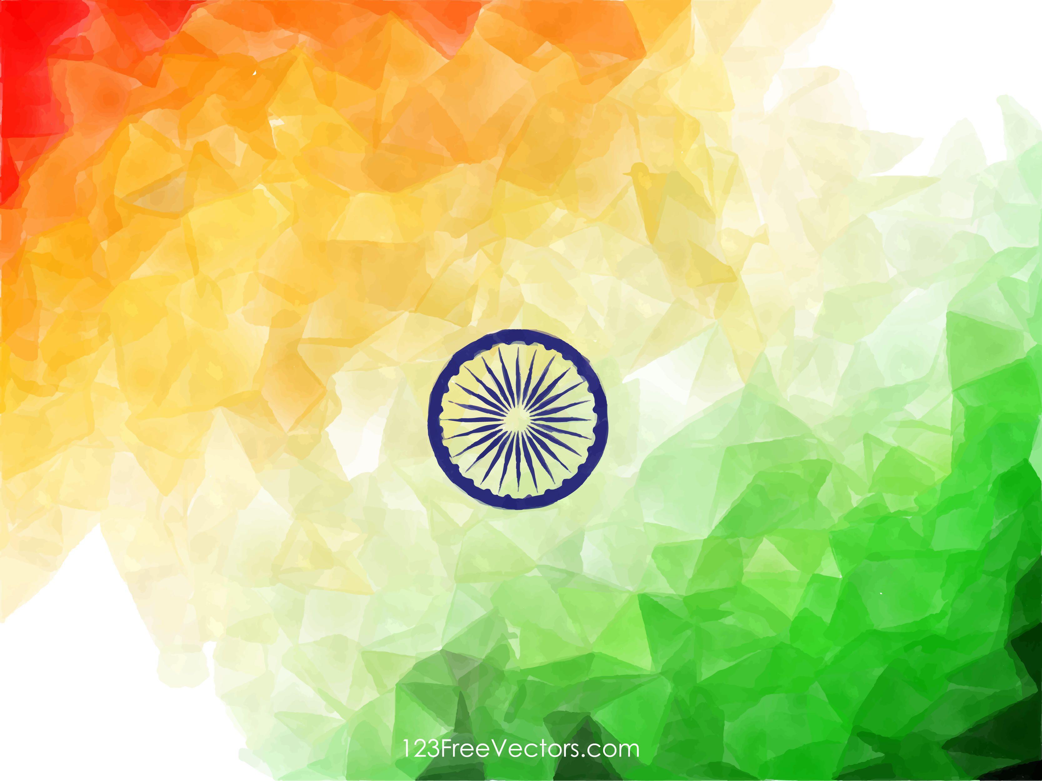 Indian Flag Wallpaper Stock Photo 1270117084  Shutterstock