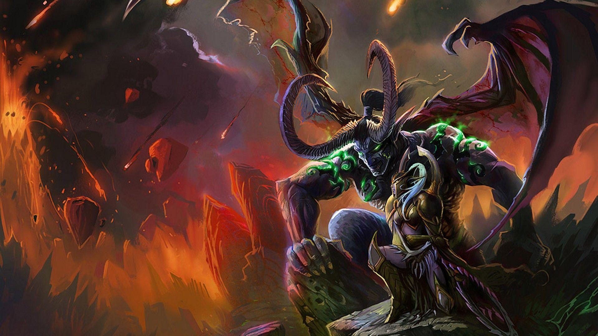 1920x1080 World of Warcraft, Illidan Stormrage, WarCraft III wallpaper