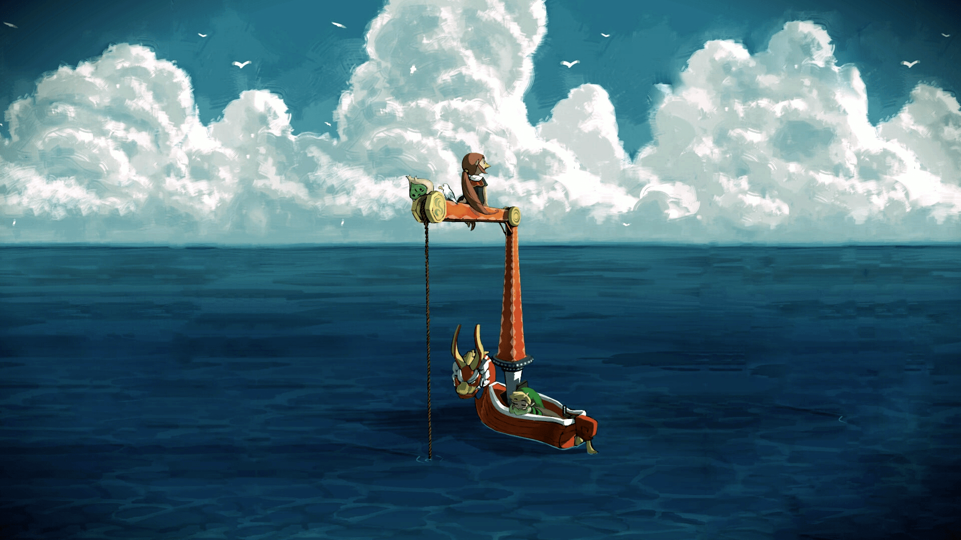 1920x1080 LoZ: Wind Waker Wallpaper
